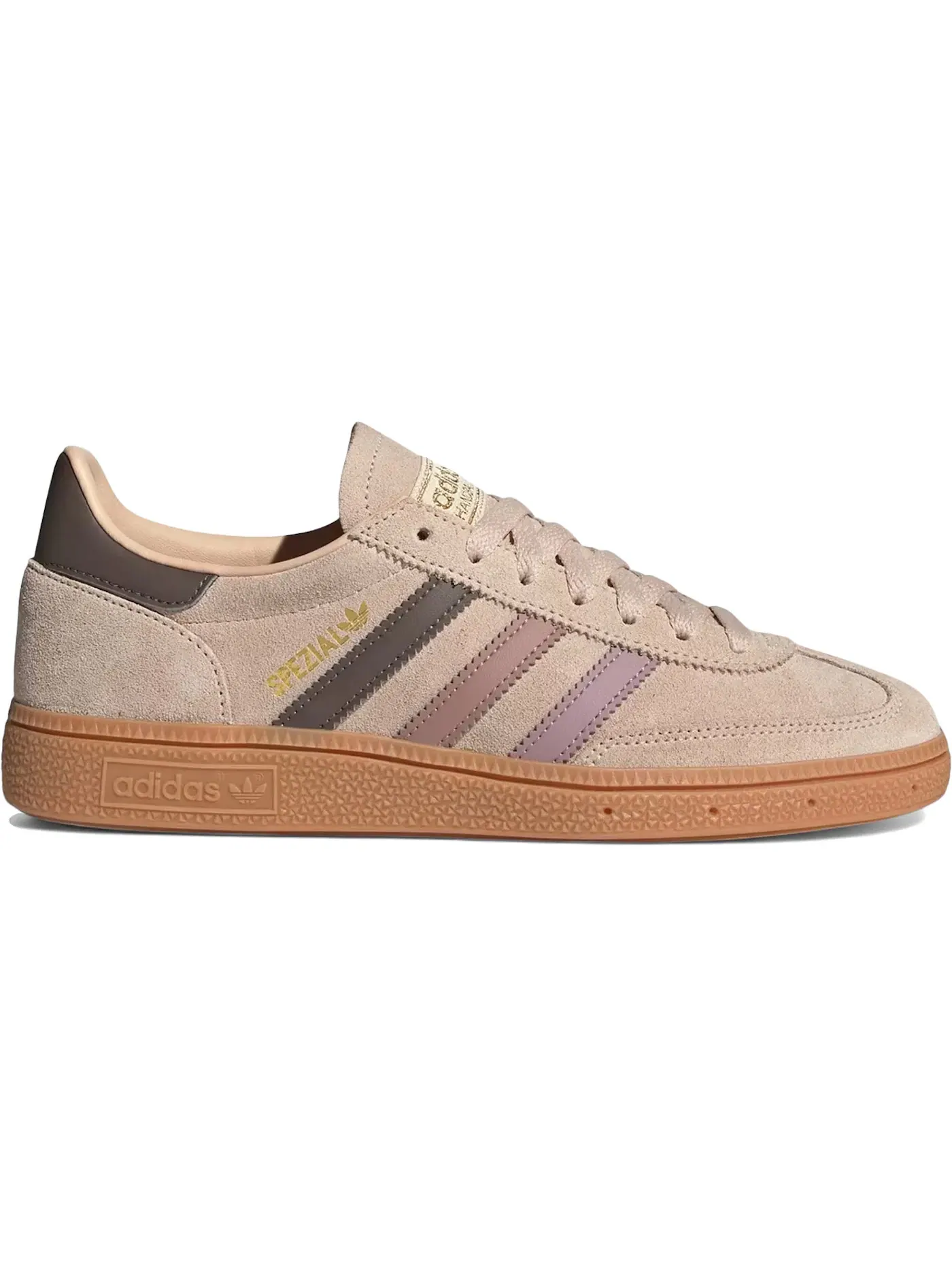 Женские кроссовки Lifestyle с замшевым верхом Adidas Handball Spezial, Halo Blush/Magic Mauve/Warm Clay/Gum