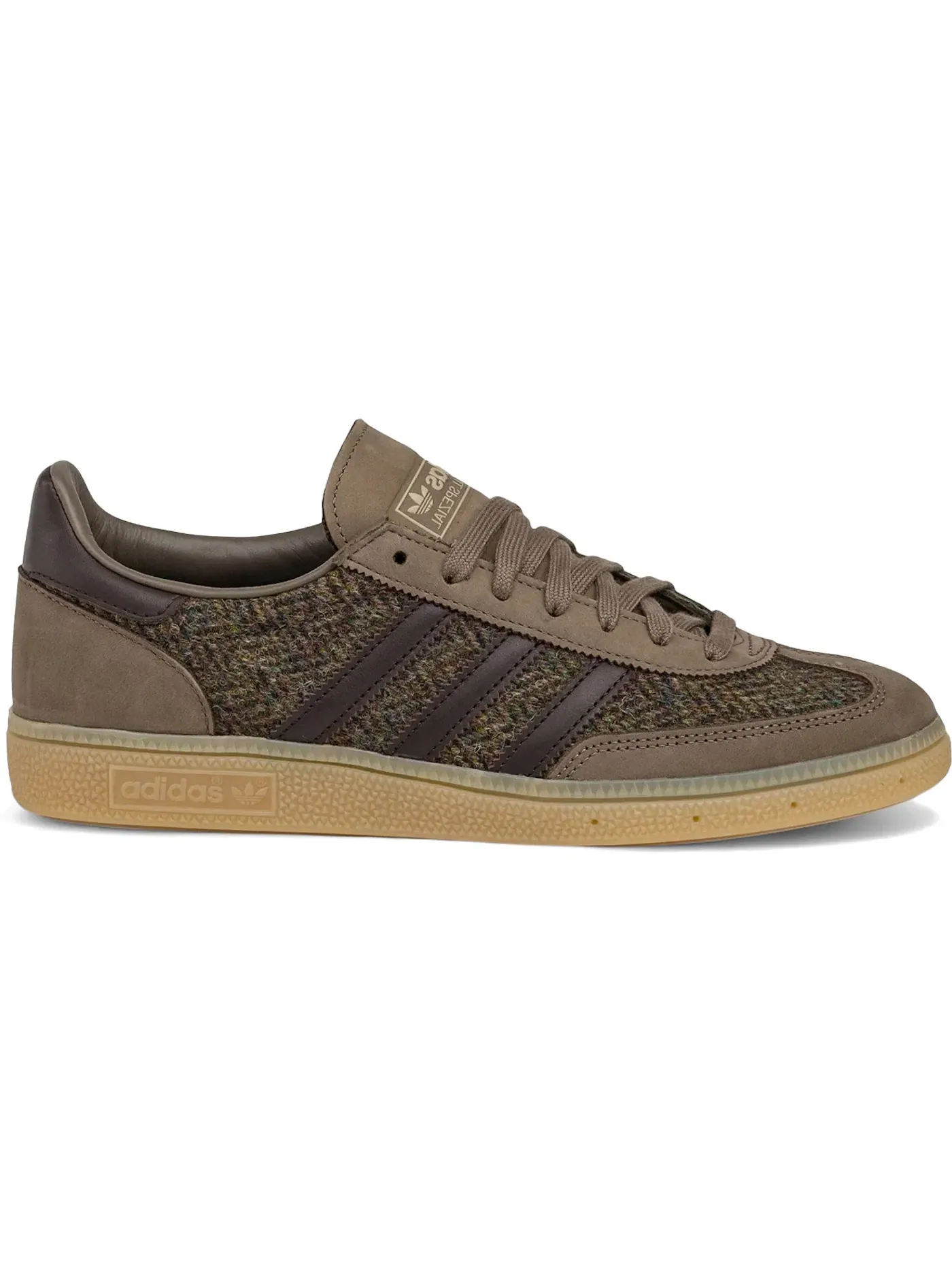 Мужские кроссовки Lifestyle Harris Tweed Adidas Handball Spezial, Aurora Coffee — изображение 1 из 1