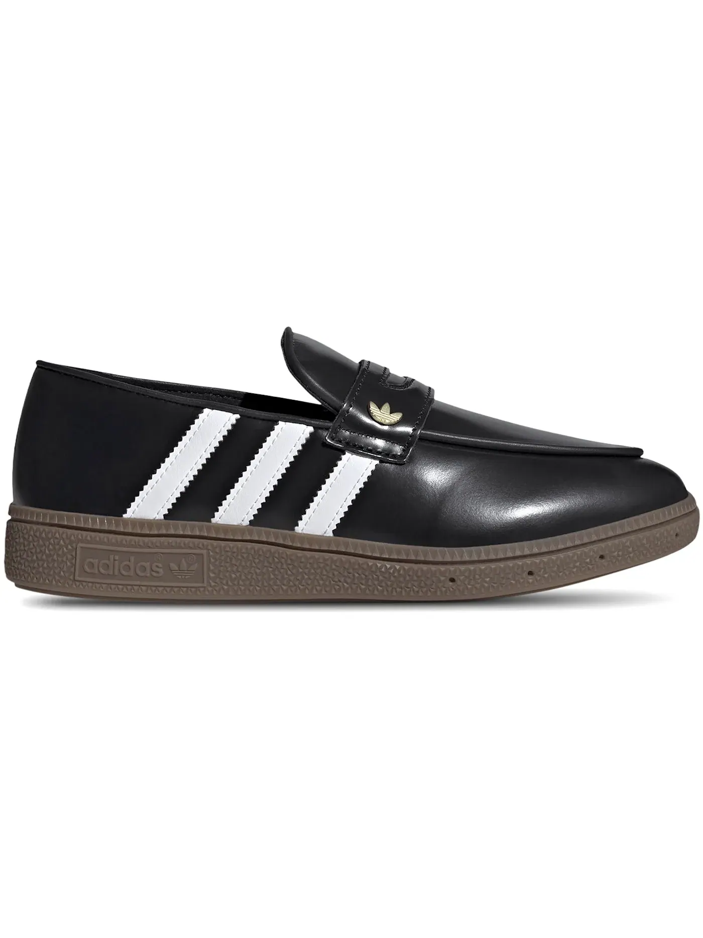 Женские лоферы с длинным язычком Adidas Handball Spezial Loafer — изображение 1 из 1, черный белый