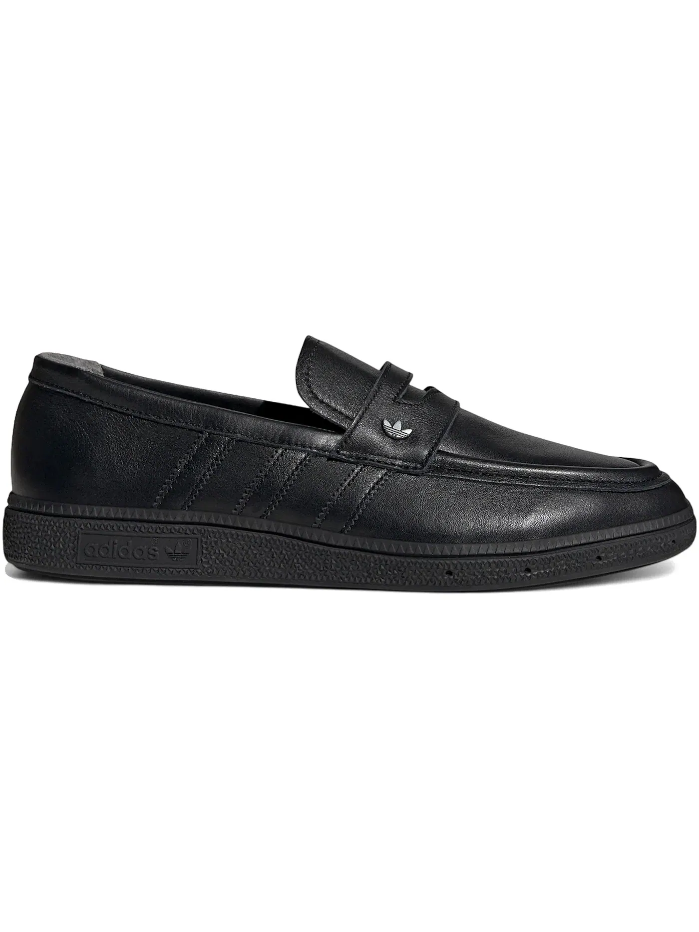 Женские лоферы с принтом Adidas Handball Spezial Loafer — изображение 1 из 1, черный/черный/серый