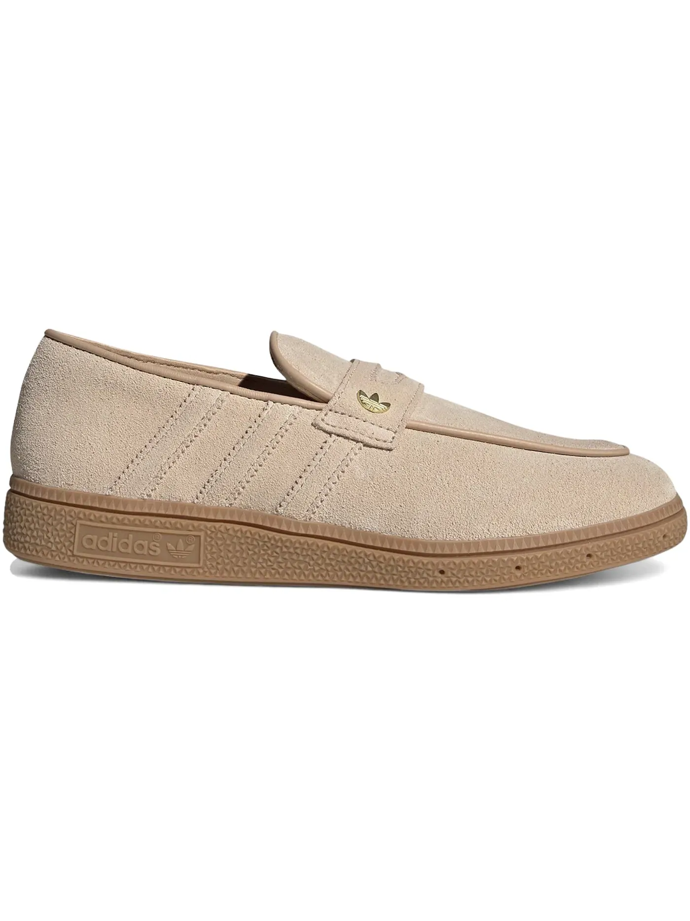 Женские лоферы на плоской подошве Adidas Handball Spezial Loafer — изображение 1 из 1, бежевый/бежевый