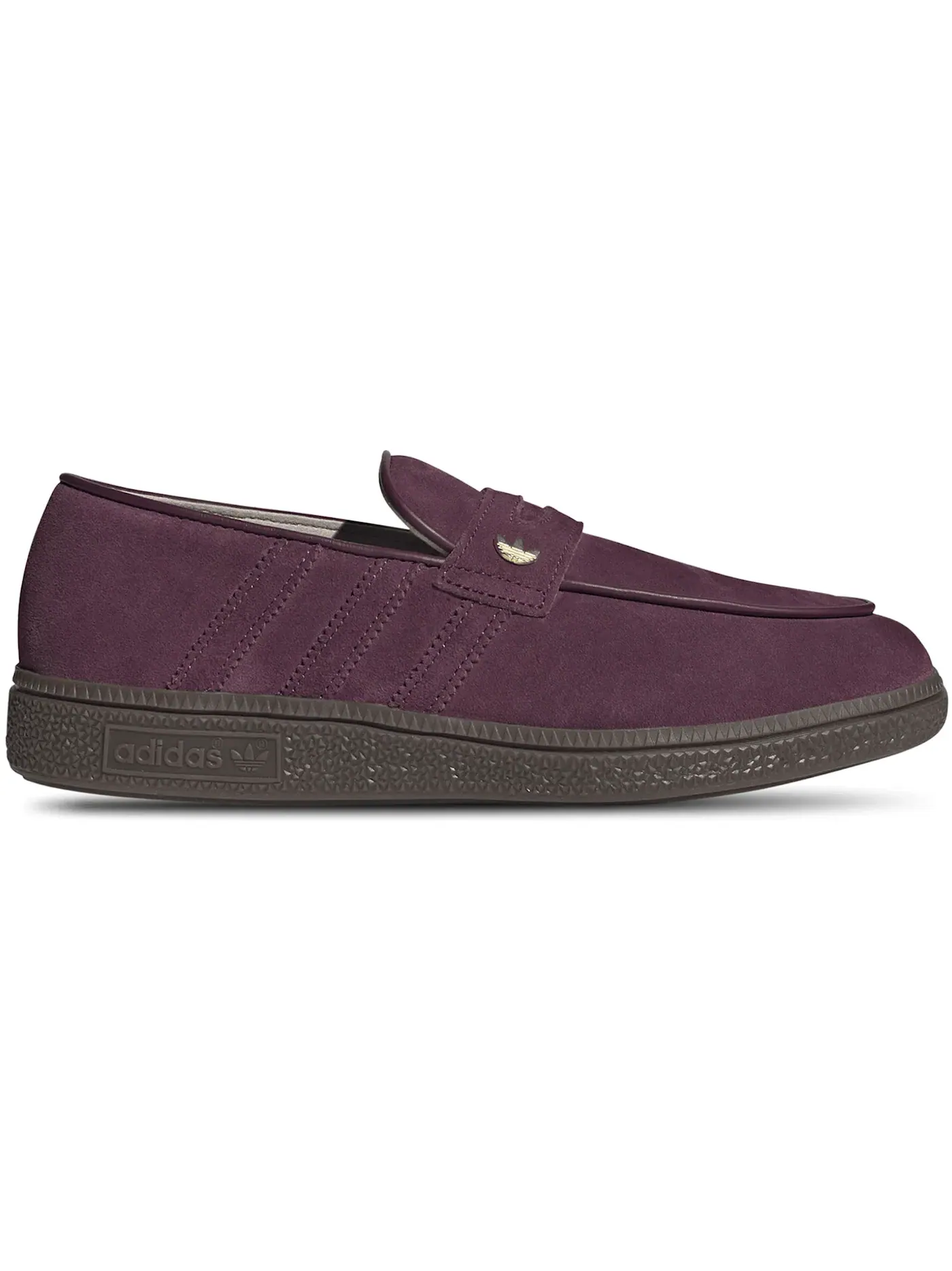 Женские кроссовки Lifestyle Adidas Handball Spezial Loafer, Maroon/Maroon/Gum 5 — изображение 1 из 1