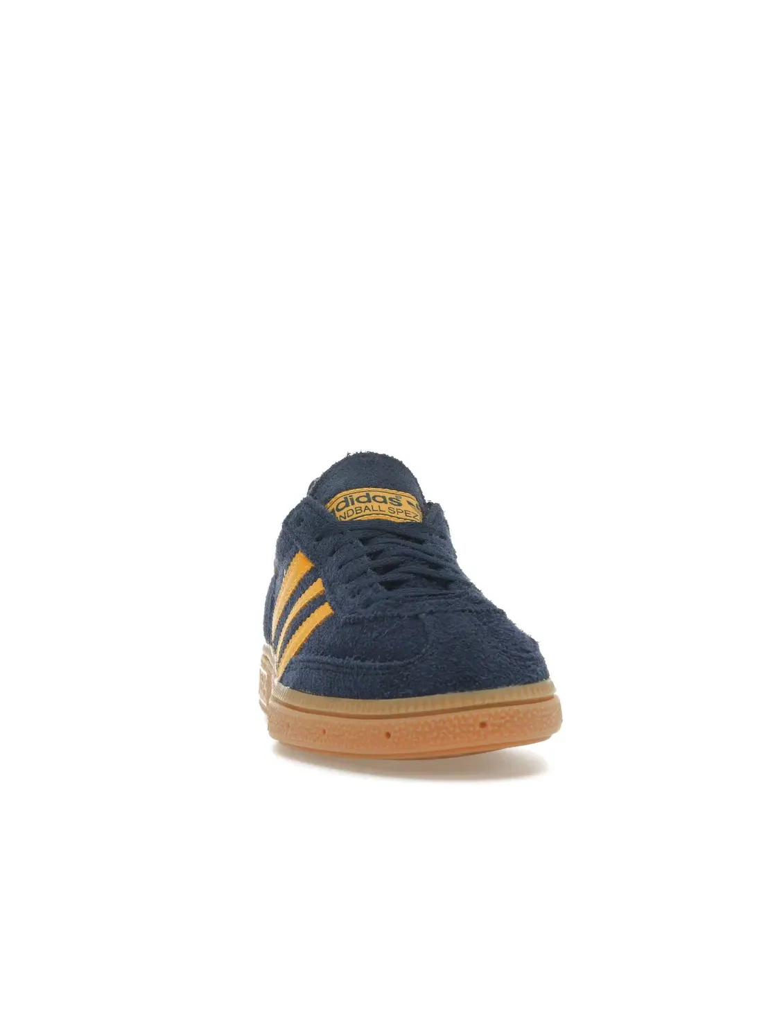 Женские кроссовки замшевые Adidas Handball Spezial — изображение 2 из 4, индиго/желтый