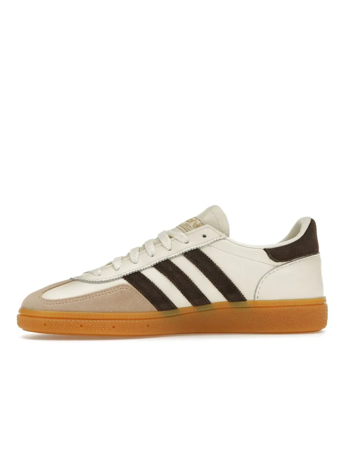 Мужские кроссовки lifestyle с замшевым верхом Adidas Handball Spezial — изображение 3 из 4, белый темный коричневый