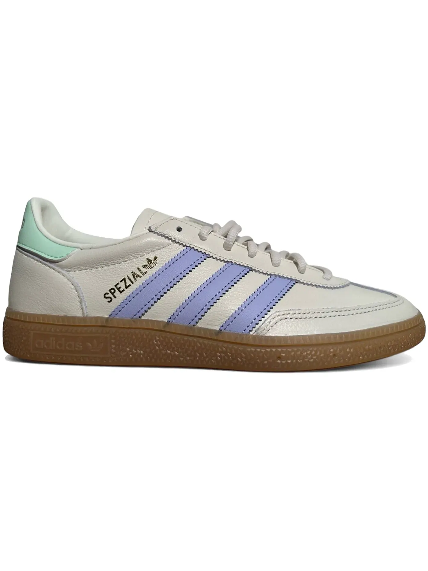 Мужские кроссовки Lifestyle Adidas Handball Spezial — изображение 1 из 1, белый/фиолетовый/зеленый
