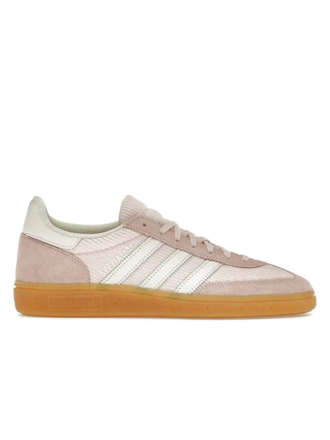 Женские кроссовки Lifestyle из вельвета Adidas Handball Spezial — изображение 1 из 4, розовый/белый