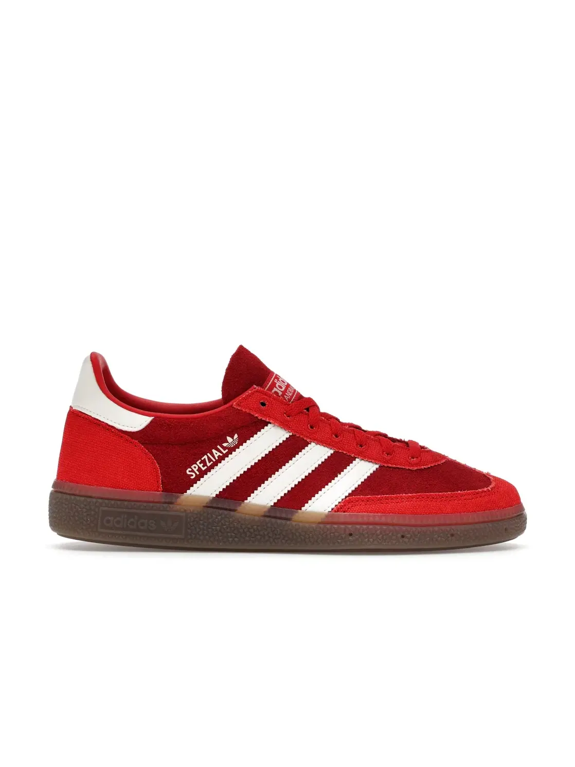 Женские кроссовки из замши Scarlet Cloud White Adidas Handball Spezial — изображение 1 из 4, белый