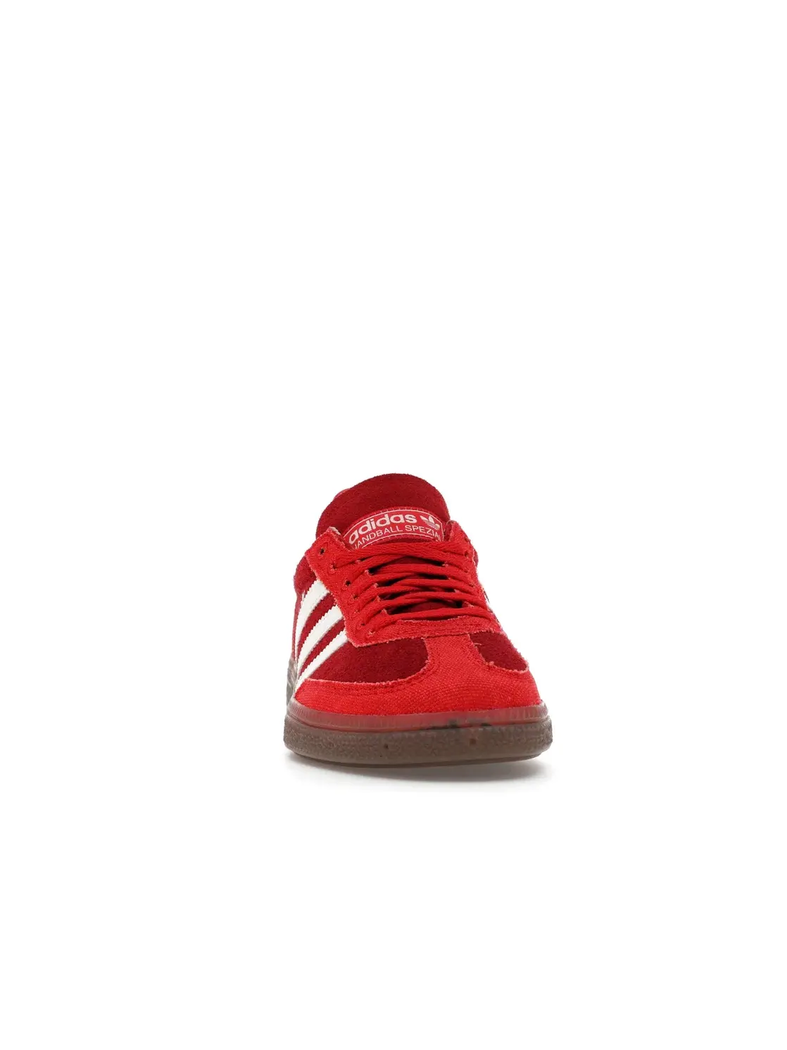 Женские кроссовки из замши Scarlet Cloud White Adidas Handball Spezial — изображение 2 из 4, белый