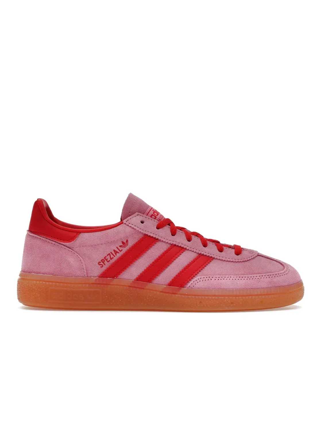 Женские кроссовки с замшевым верхом Adidas Handball Spezial — изображение 1 из 4, розовый