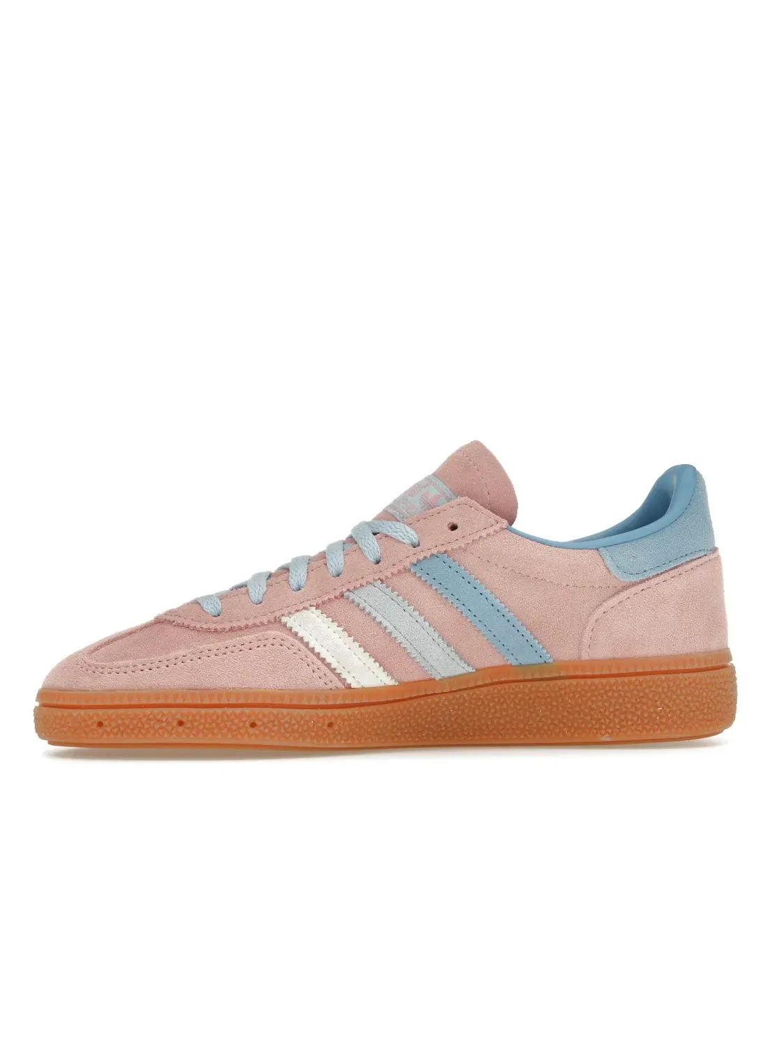 Женские кроссовки с замшевым верхом Adidas Handball Spezial — изображение 3 из 4, розовый светлый синий