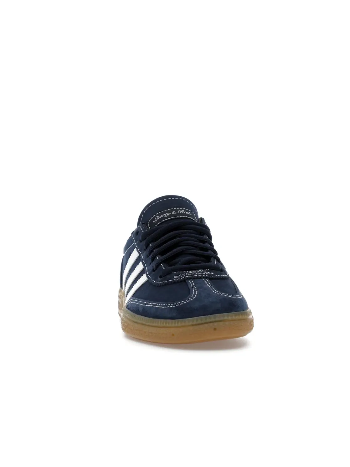 Мужские кроссовки с замшевым верхом Adidas Handball Spezial — изображение 2 из 4, индиго/белый