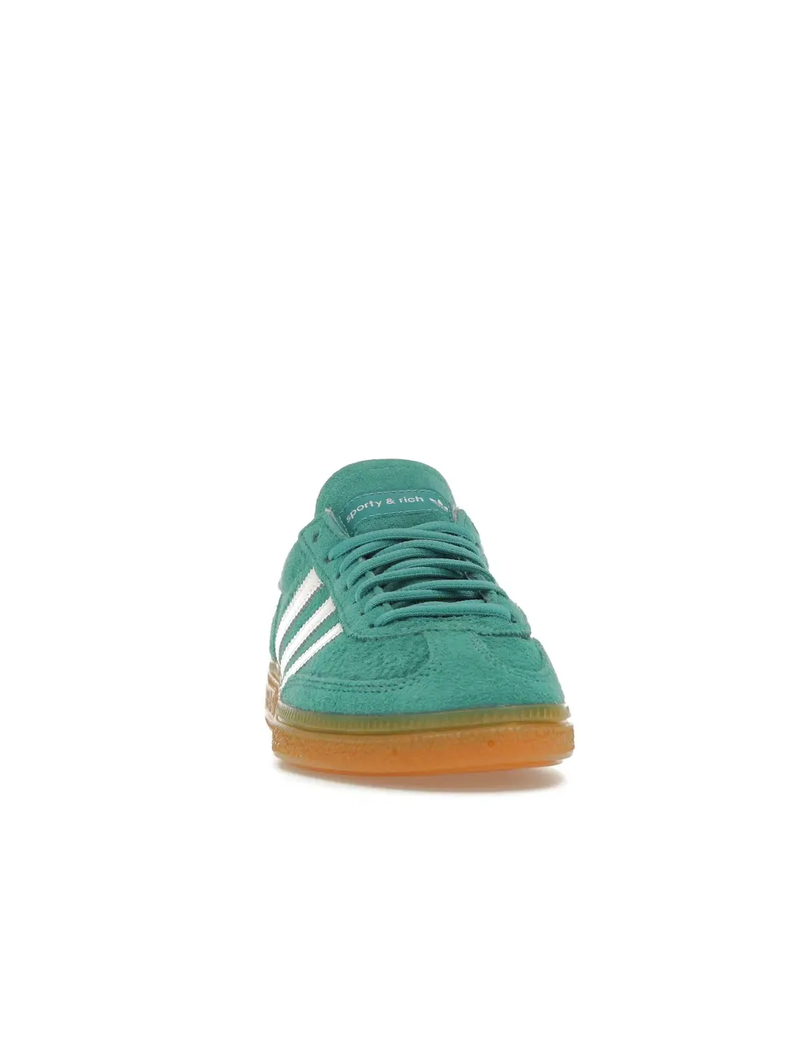 Мужские кроссовки с замшевым верхом Adidas Handball Spezial — изображение 2 из 4, зеленый