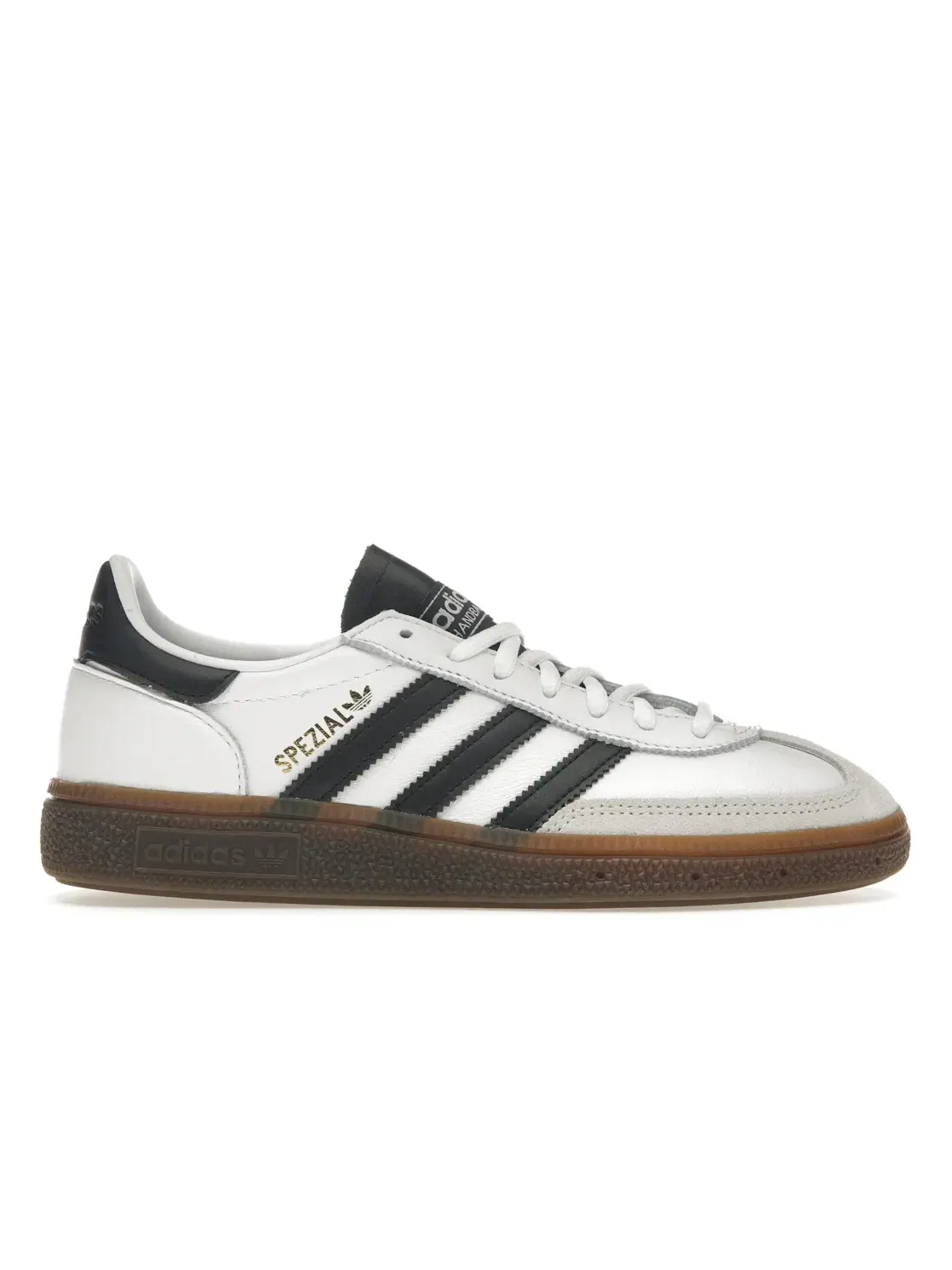 Мужские кроссовки с замшевым и кожаным верхом Adidas Handball Spezial — изображение 1 из 4, белый черный