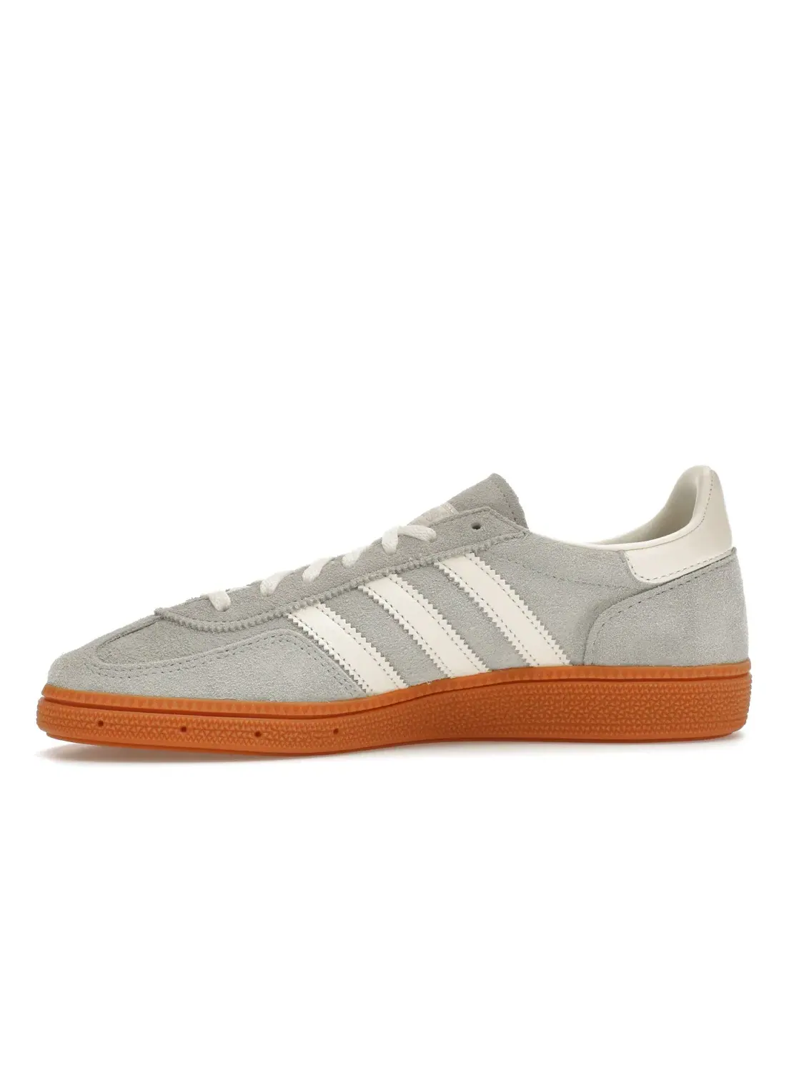 Женские кроссовки замшевые Adidas Handball Spezial — изображение 3 из 4, серебристый белый