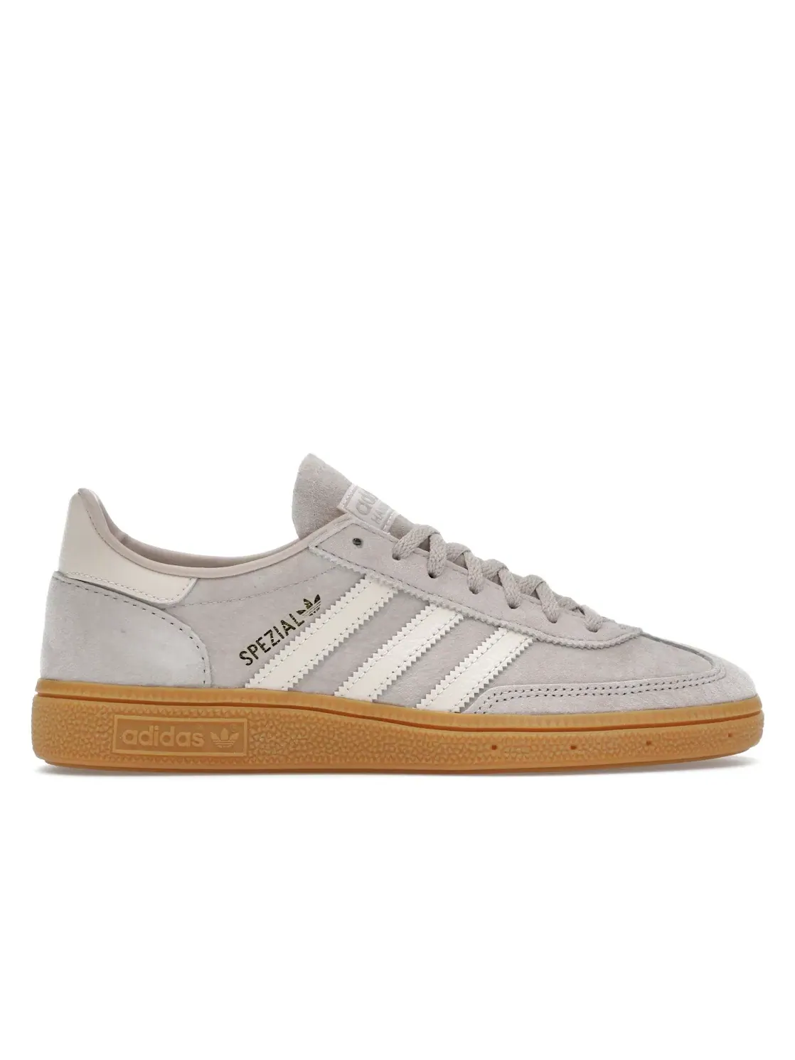 Женские кроссовки замшевые Handball Spezial Adidas, Wonder Taupe Linen Gum — изображение 1 из 4