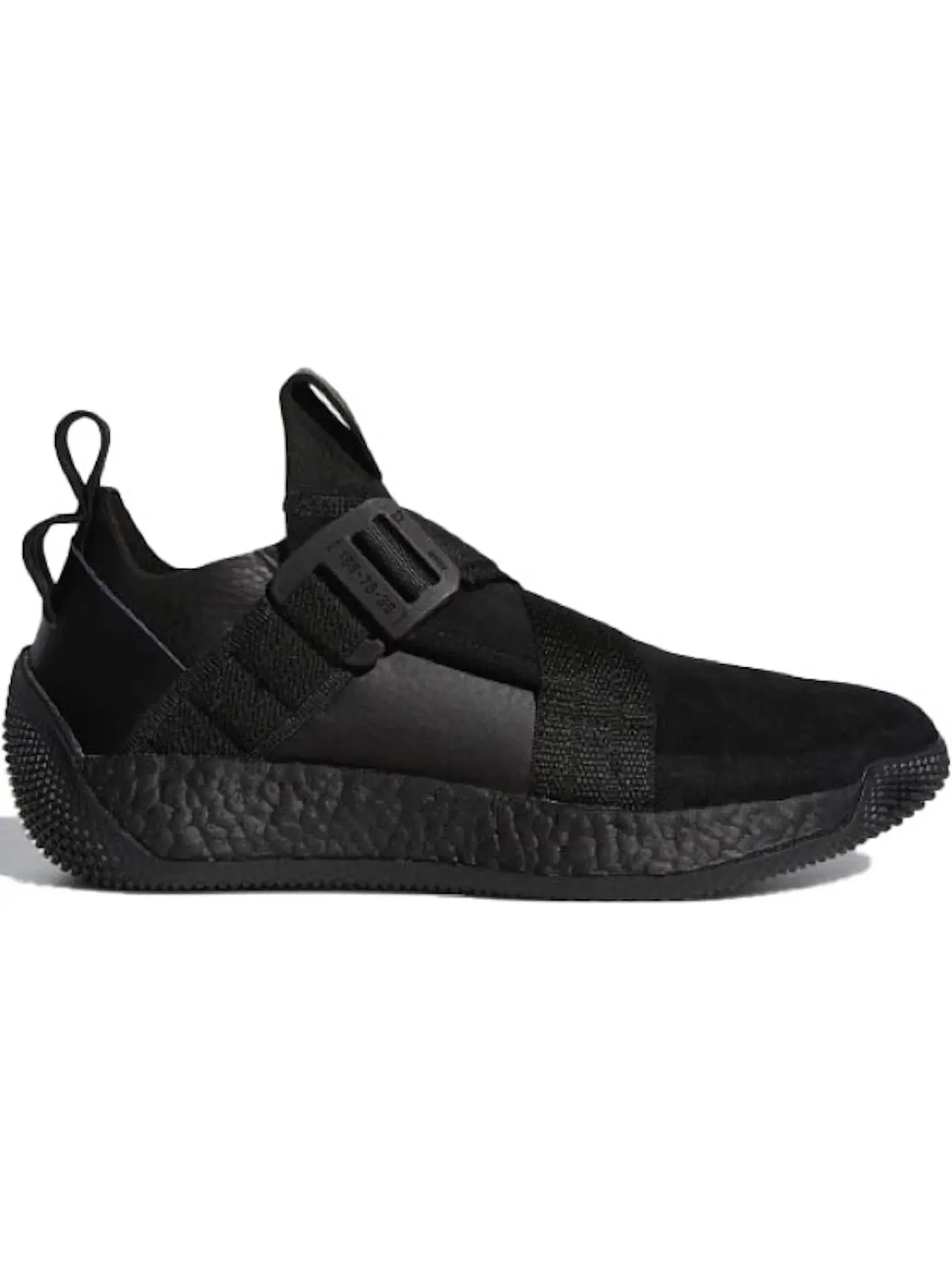 Мужские кроссовки для баскетбола с ремешком Adidas Harden LS 2 Buckle — изображение 1 из 1, черный/серый/черный