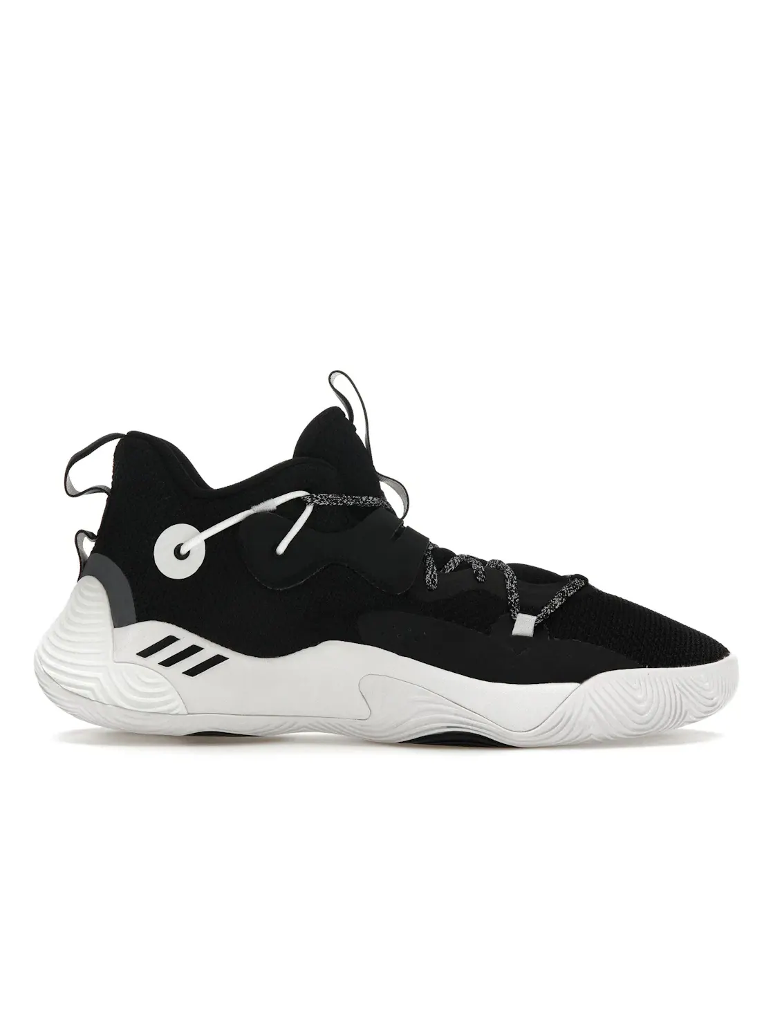 Мужские кроссовки для баскетбола Adidas Harden Stepback 3 — изображение 1 из 4, черный/белый/черный