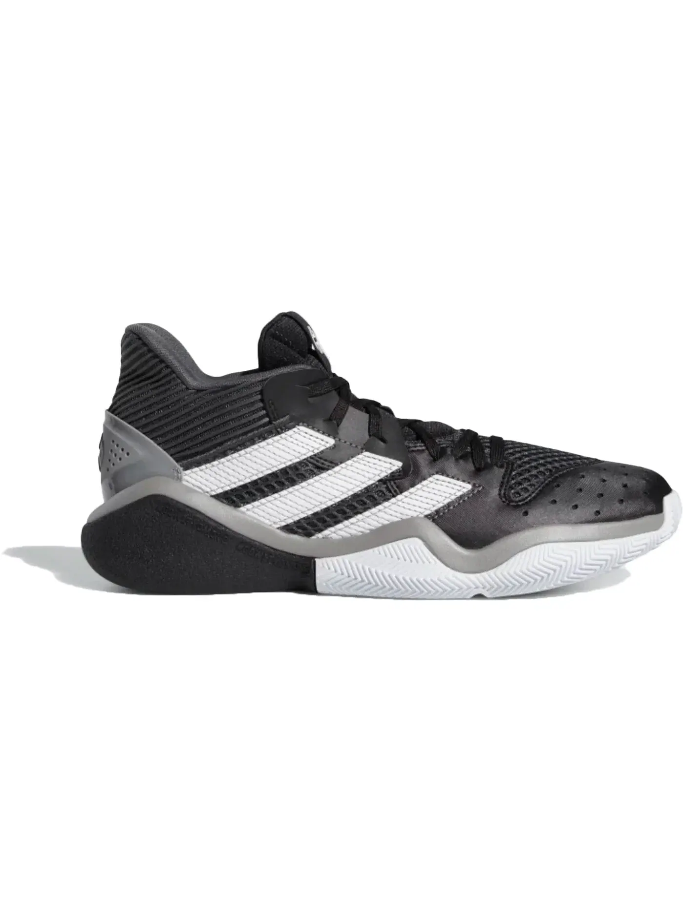 Мужские кроссовки для баскетбола Harden Stepback Adidas — изображение 1 из 1, черный/серый/белый