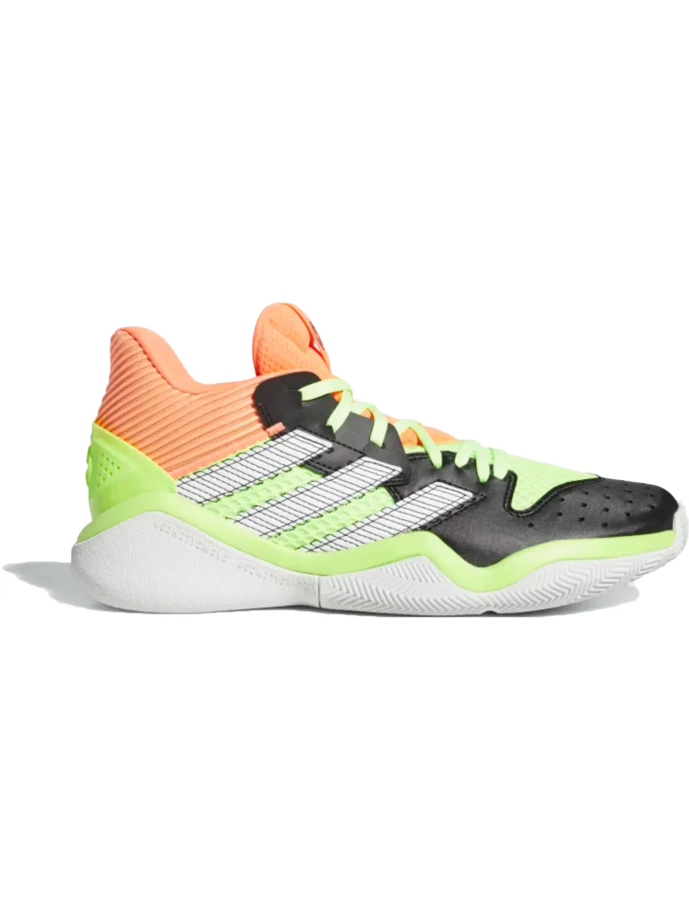 Мужские кроссовки с длинным шнурованием Adidas Harden Stepback — изображение 1 из 1, черный серый