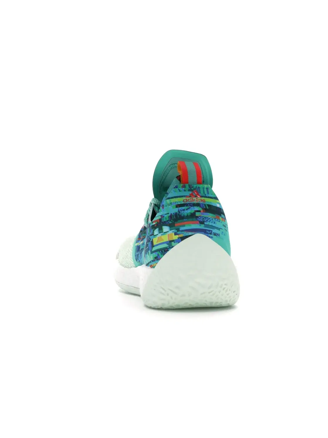 Мужские баскетбольные кроссовки с амортизацией Boost Adidas Harden Vol. 2 — изображение 4 из 4, белый/зеленый/мульти