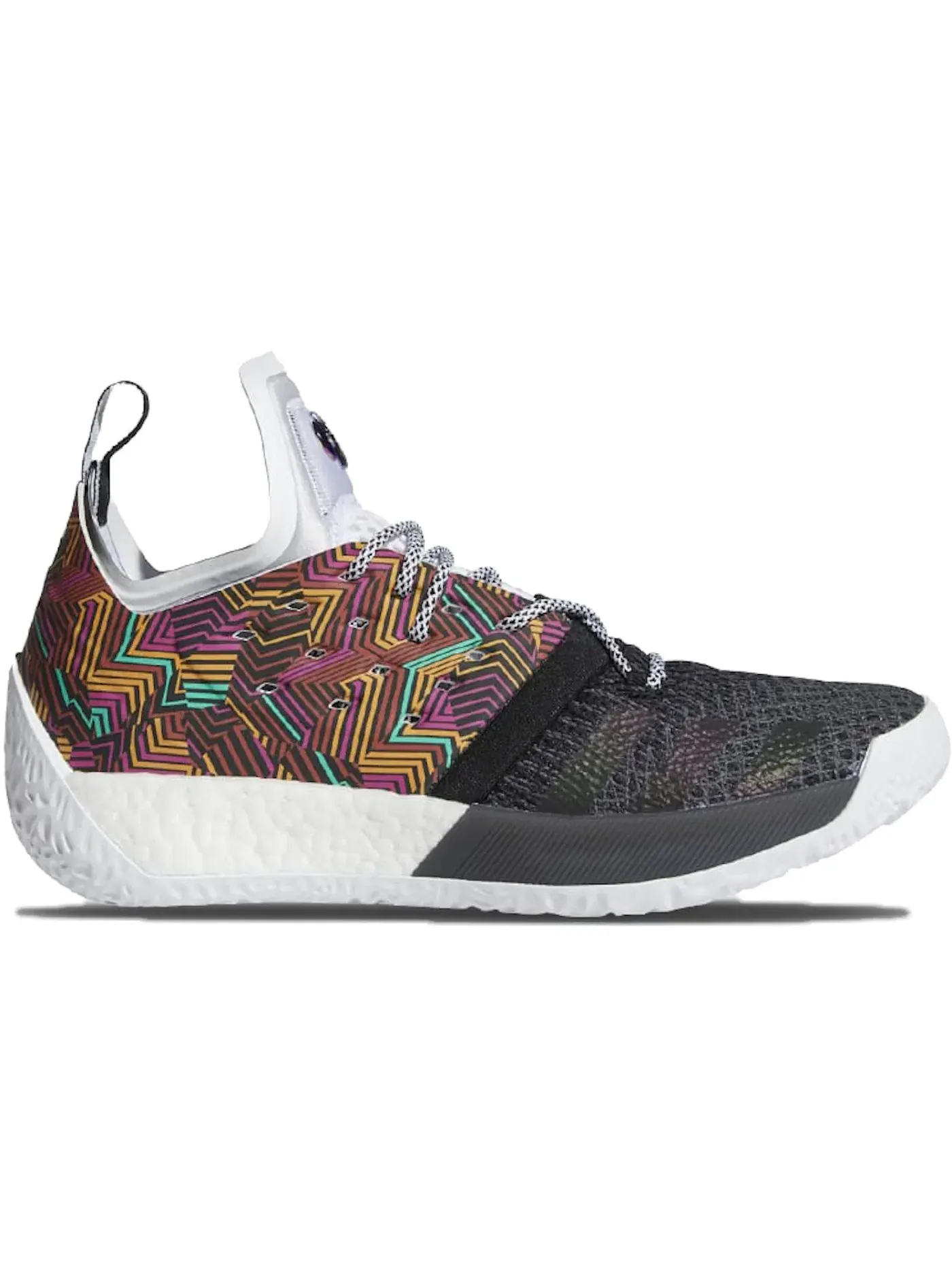 Мужские кроссовки для баскетбола Adidas Harden Vol. 2 — изображение 1 из 1, белый/черный/серый