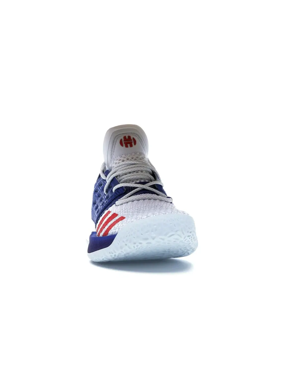 Мужские кроссовки для баскетбола Adidas Harden Vol. 2 — изображение 2 из 4, белый/синий