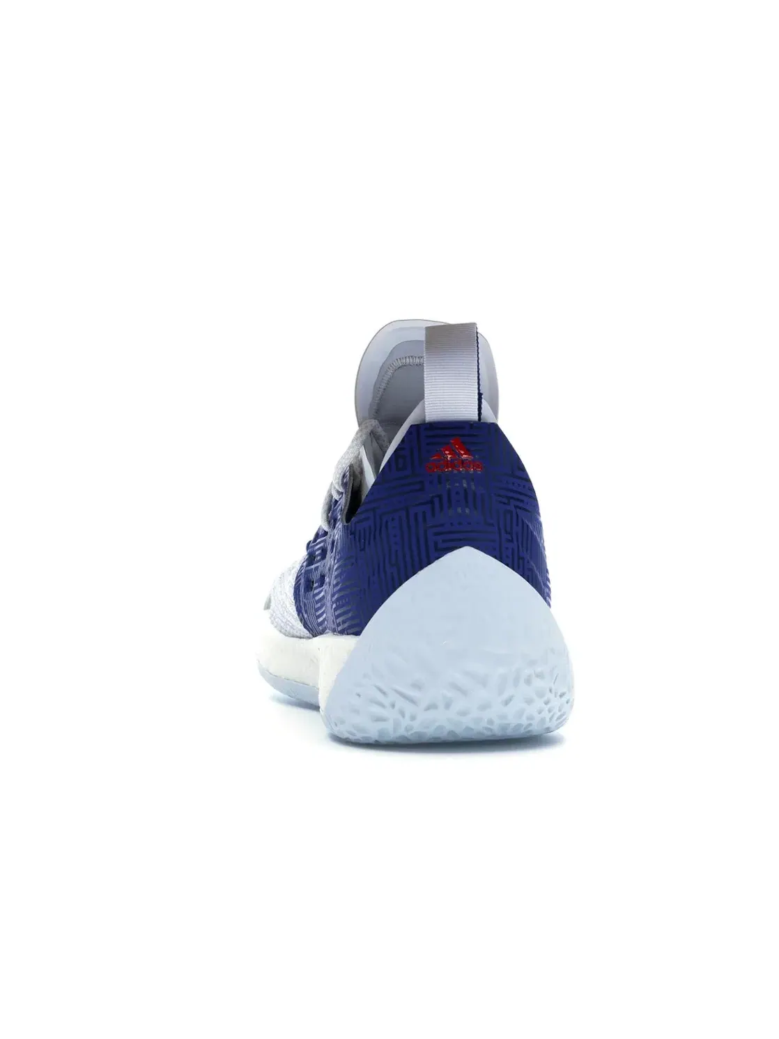 Мужские кроссовки для баскетбола Adidas Harden Vol. 2 — изображение 4 из 4, белый/синий