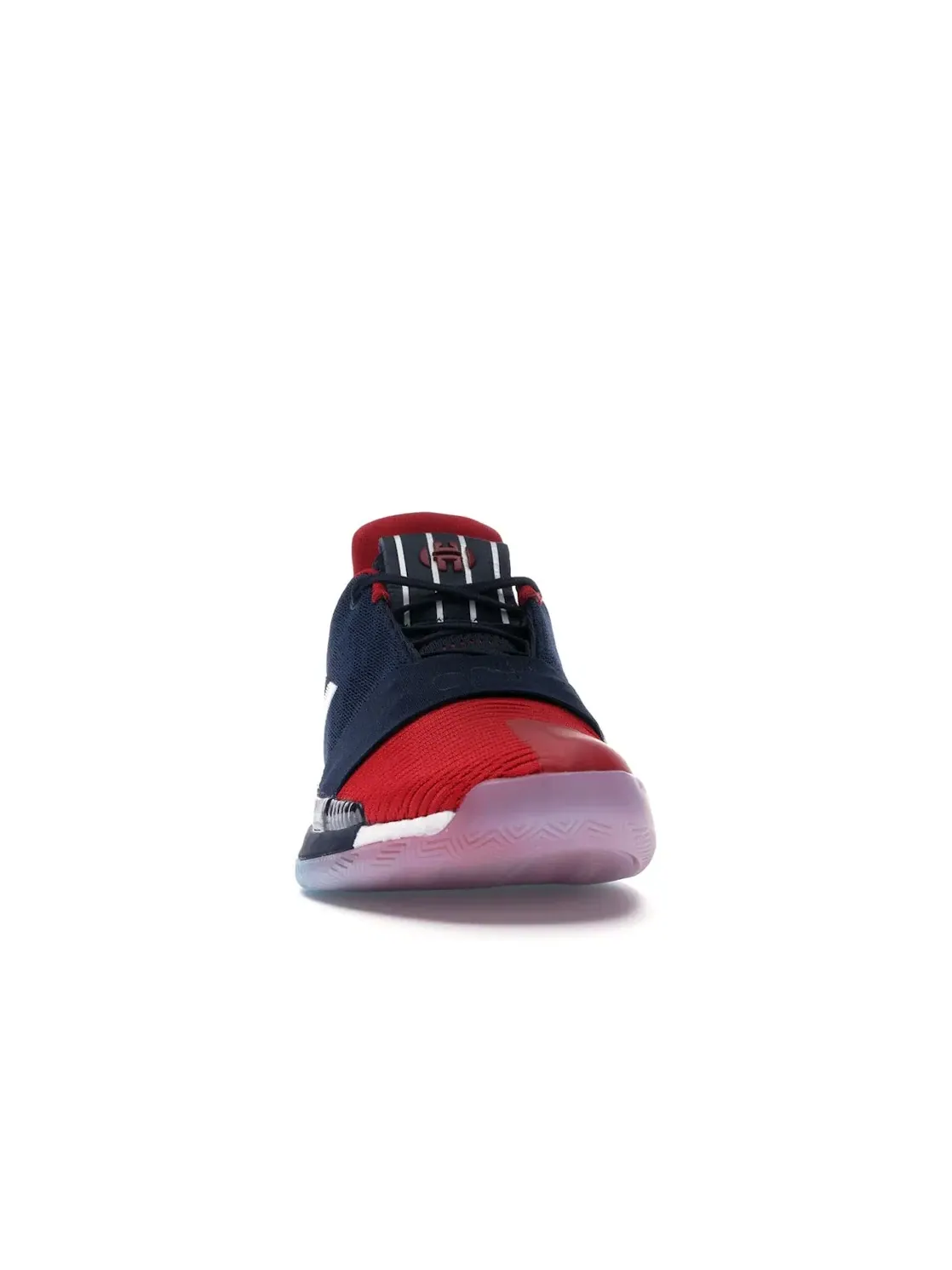 Мужские баскетбольные кроссовки с технологией Boost Harden Vol. 3 Adidas — изображение 2 из 4, темно-синий/красный