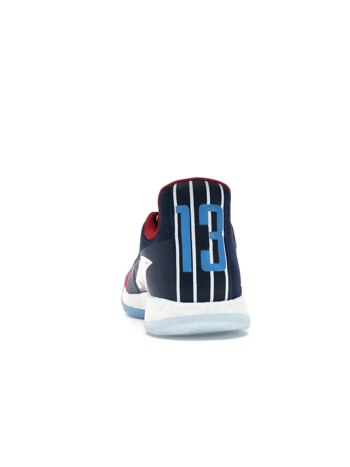 Мужские баскетбольные кроссовки с технологией Boost Harden Vol. 3 Adidas — изображение 4 из 4, темно-синий/красный