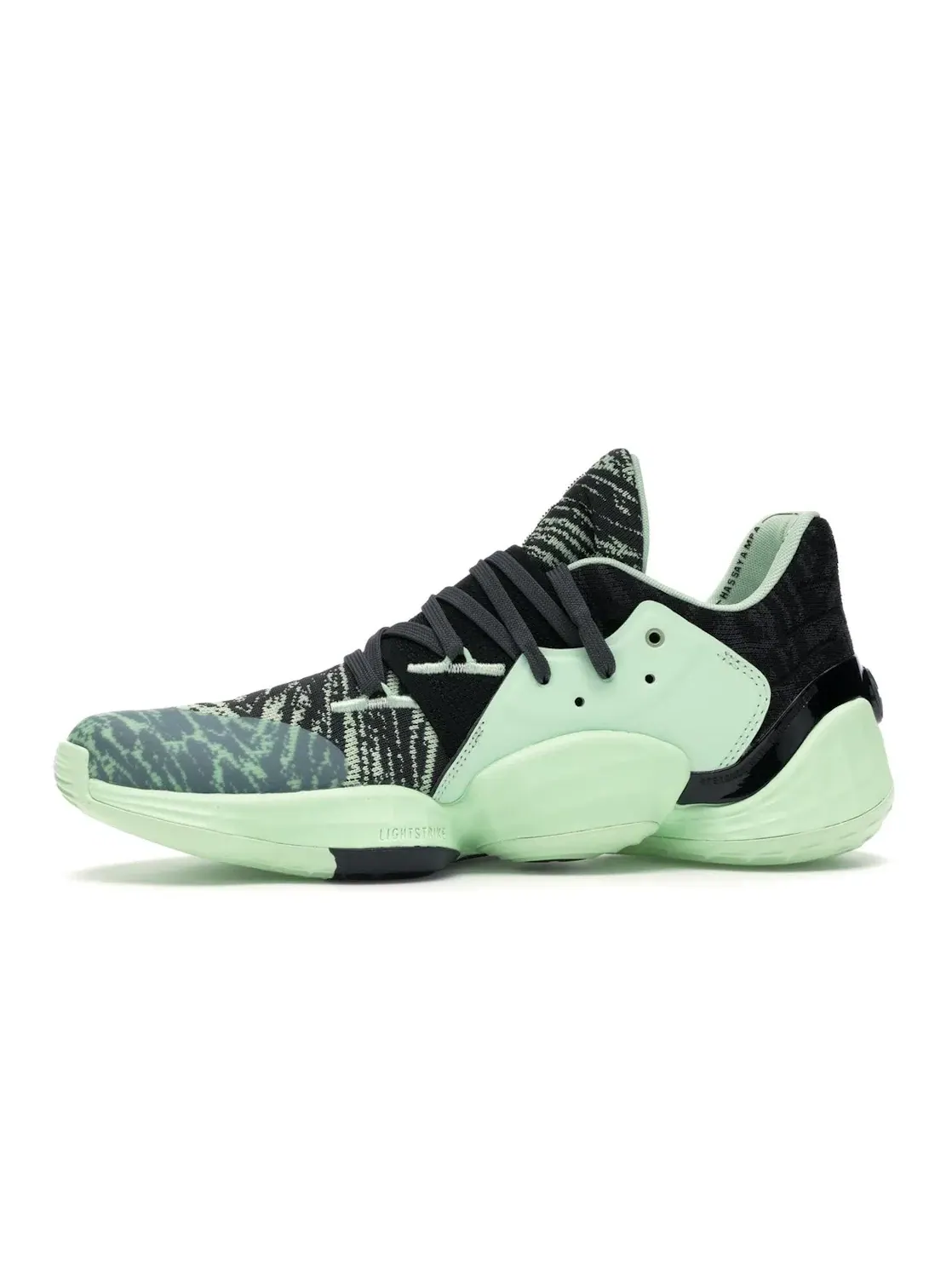 Мужские кроссовки для баскетбола Adidas Harden Vol. 4 — изображение 3 из 4, зеленый/черный