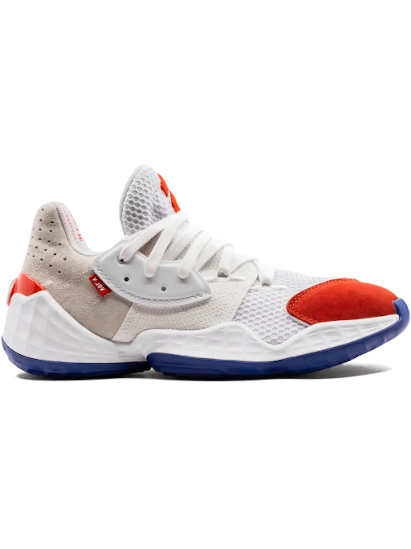Мужские кроссовки с принтом Adidas Harden Vol. 4 — изображение 1 из 1, белый/красный/синий