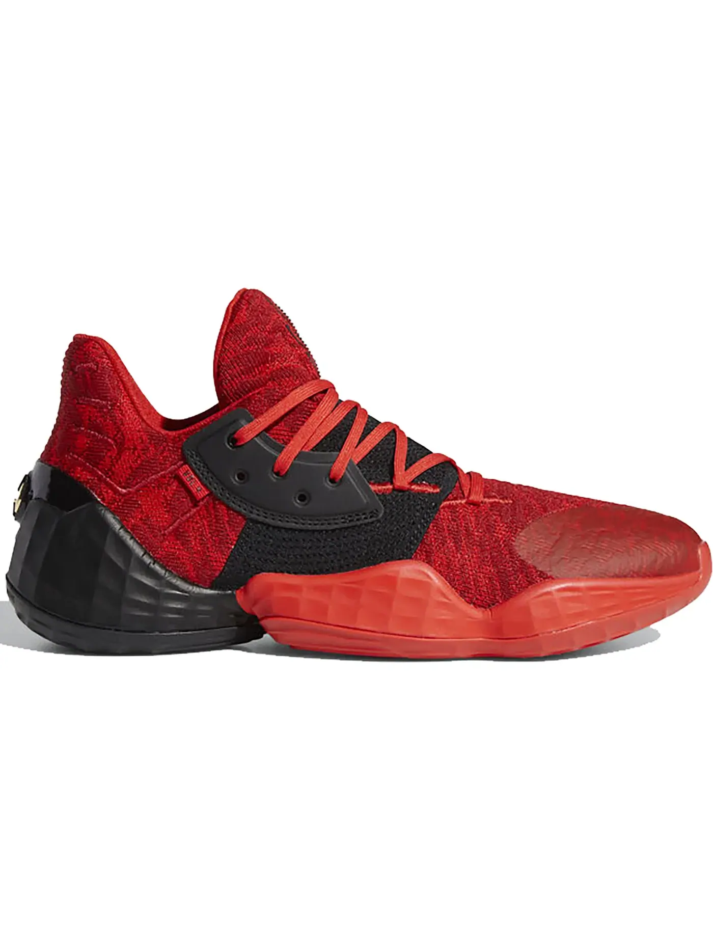 Мужские кроссовки для баскетбола Adidas Harden Vol. 4 — изображение 1 из 1, красный/черный/красный