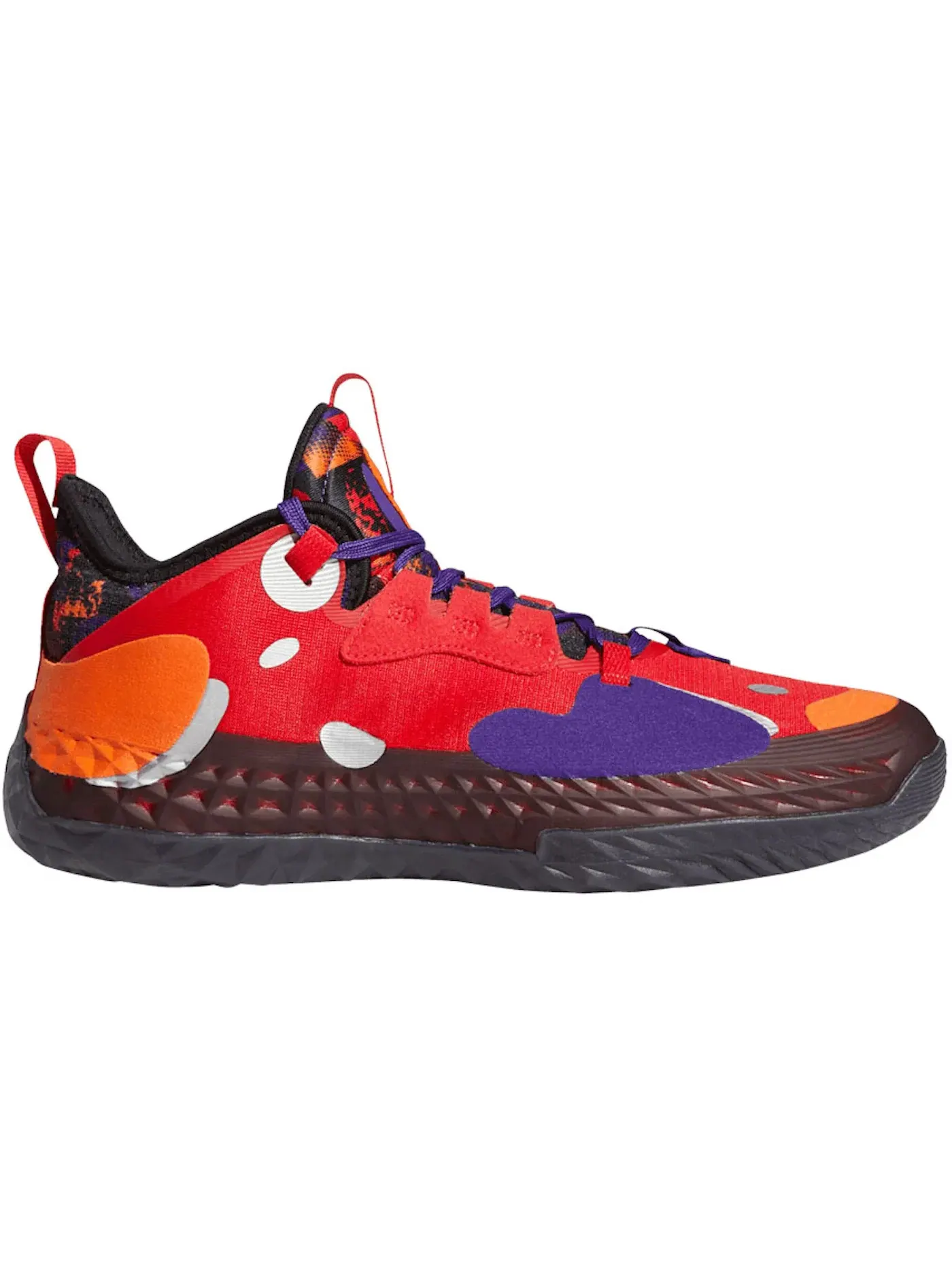 Мужские кроссовки для баскетбола Adidas Harden Vol. 5 Futurenatural — изображение 1 из 1, черный/оранжевый