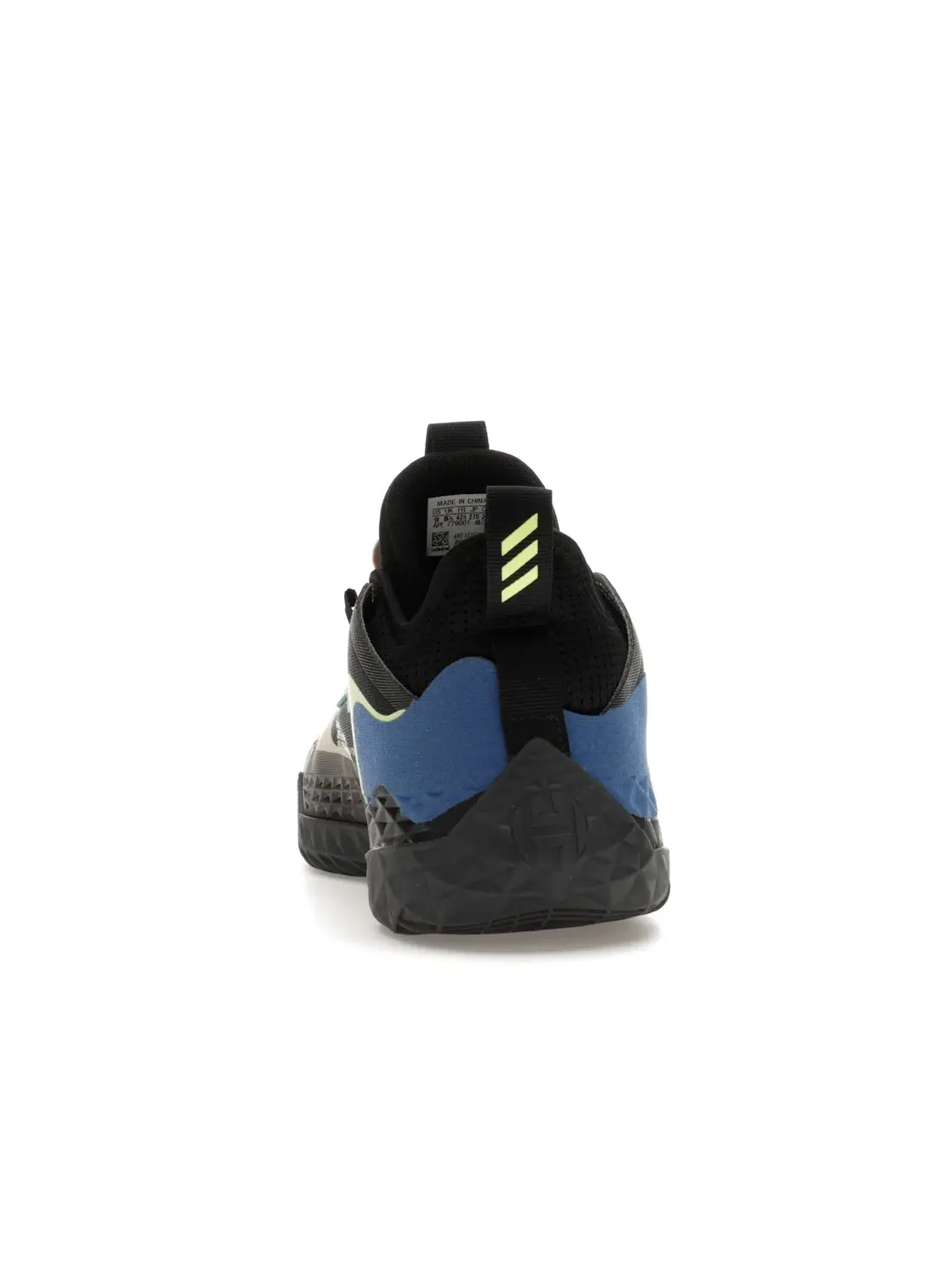 Мужские кроссовки с технологией Futurenatural Adidas Harden Vol. 5 — изображение 4 из 4, черный/белый-синий
