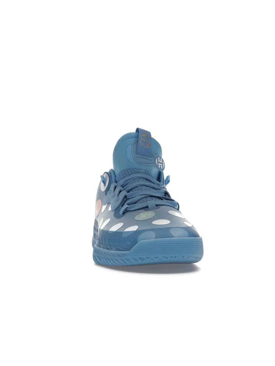 Мужские кроссовки для баскетбола с принтом в горошек Adidas Harden Vol. 5 — изображение 2 из 4