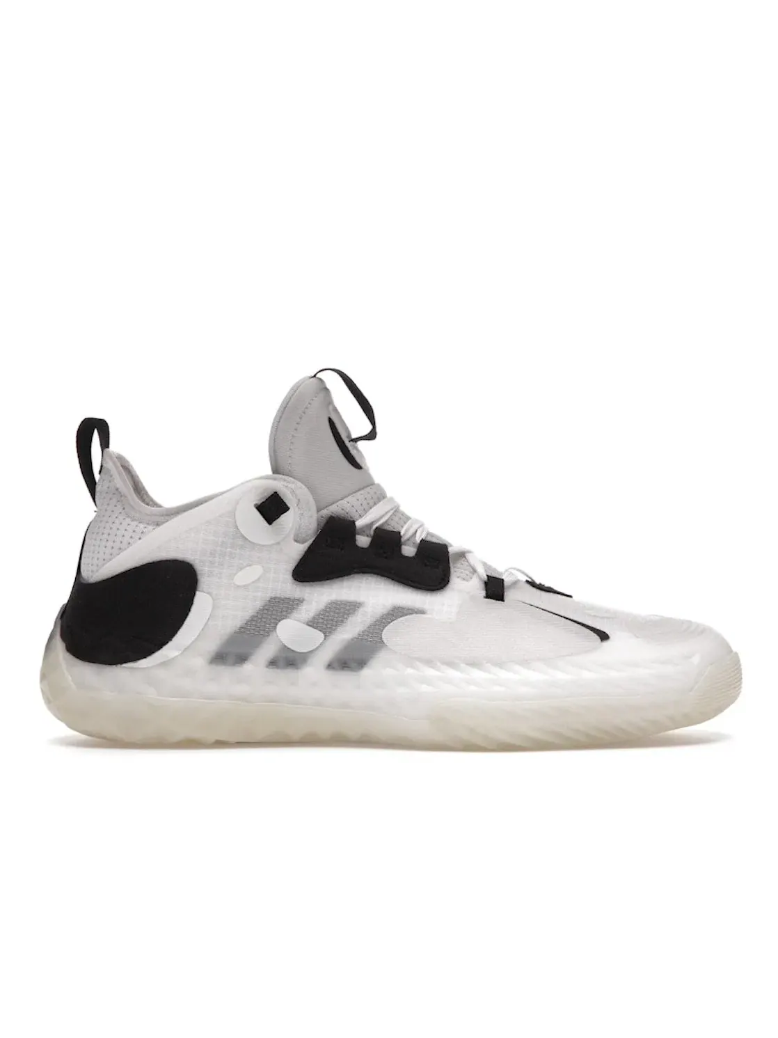 Мужские баскетбольные кроссовки с технологией Boost Adidas Harden Vol. 5 — изображение 1 из 4, белый/черный-белый