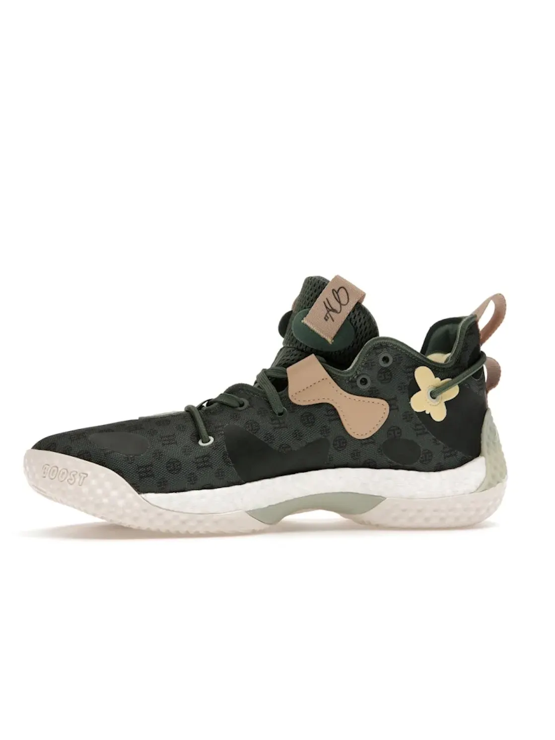 Мужские кроссовки для баскетбола Adidas Harden Vol. 6 — изображение 3 из 4, зеленый/желтый/зеленый