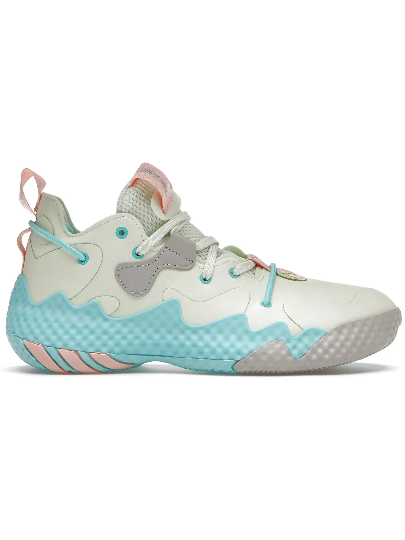 Мужские кроссовки для баскетбола с технологией Boost Adidas Harden Vol. 6 — изображение 1 из 1, зеленый/розовый/голубой