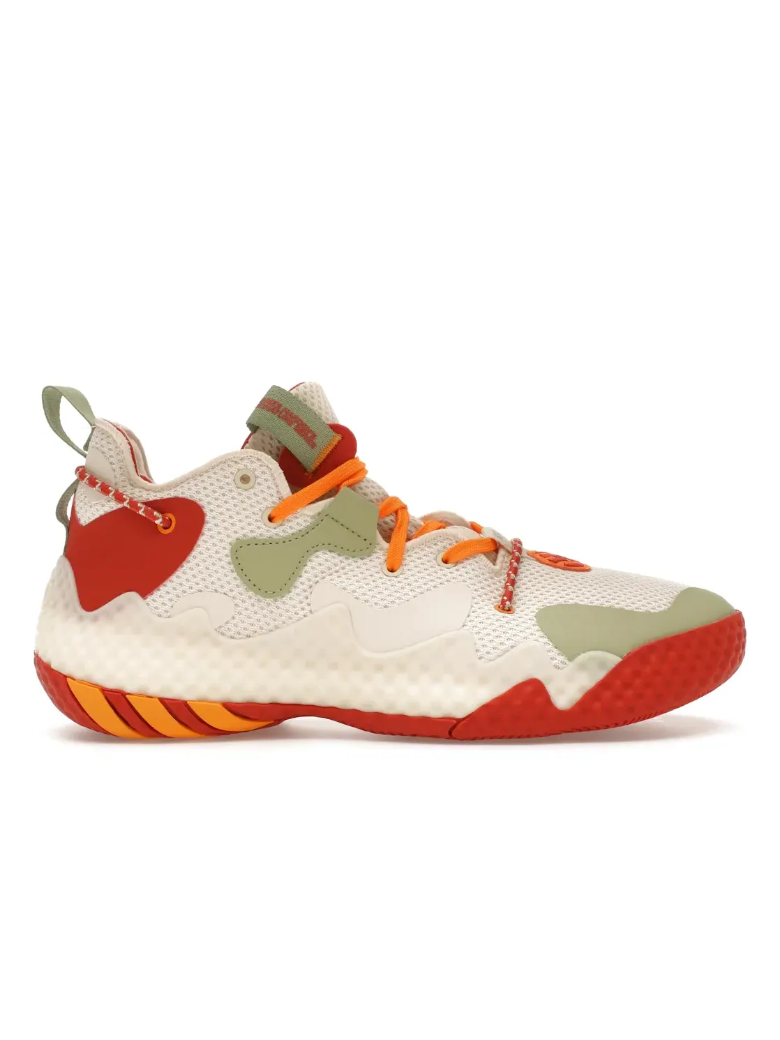 Мужские кроссовки с высокой подошвой James Harden Signature Adidas — изображение 1 из 4, белый
