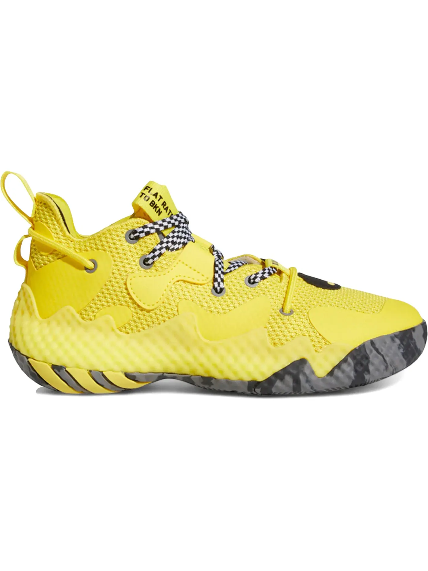 Детские кроссовки для баскетбола Adidas Harden Vol. 6 — изображение 1 из 1, желтый желтый черный