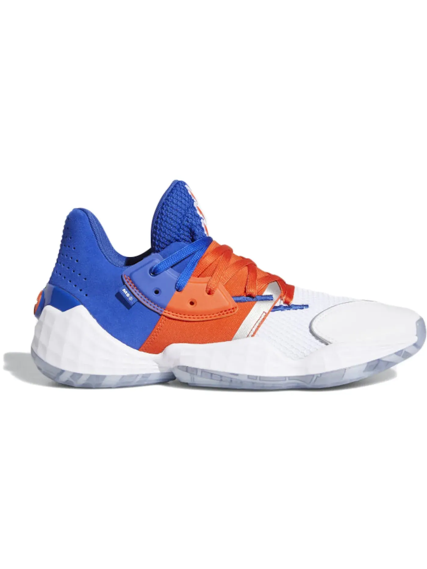 Мужские кроссовки для баскетбола Adidas Harden Vol.4 — изображение 1 из 1, синий/оранжевый/белый