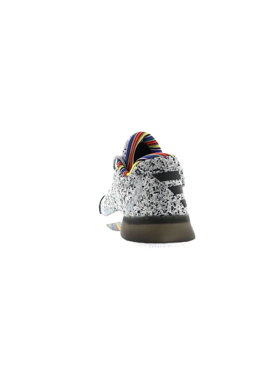 Мужские кроссовки для баскетбола Harden Vol. 1 Adidas — изображение 4 из 4, белый/черный/белый