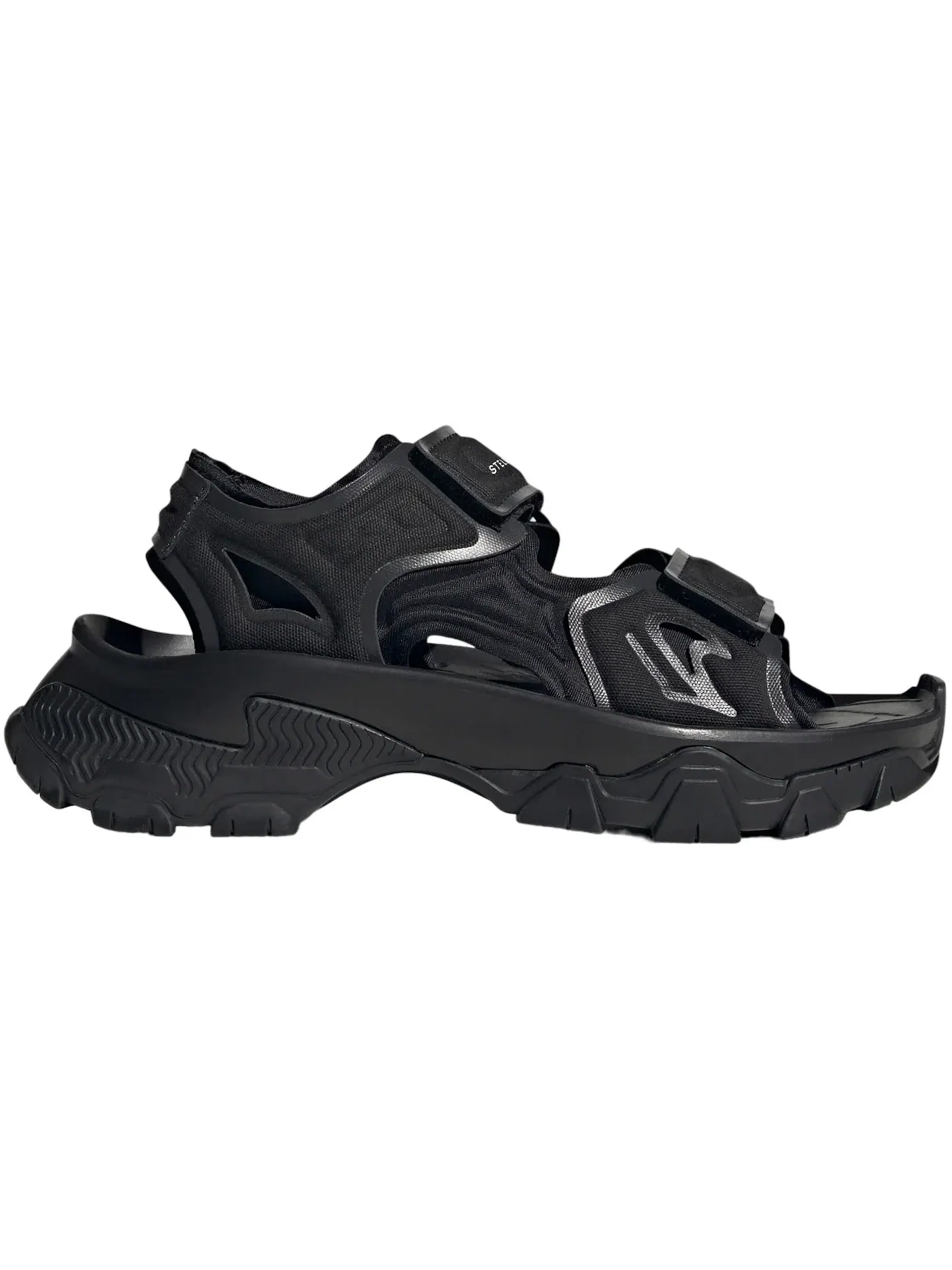 Женские сандалии с закрытым мыском Hika Outdoor Sandals Adidas — изображение 1 из 1, черный/черный/черный