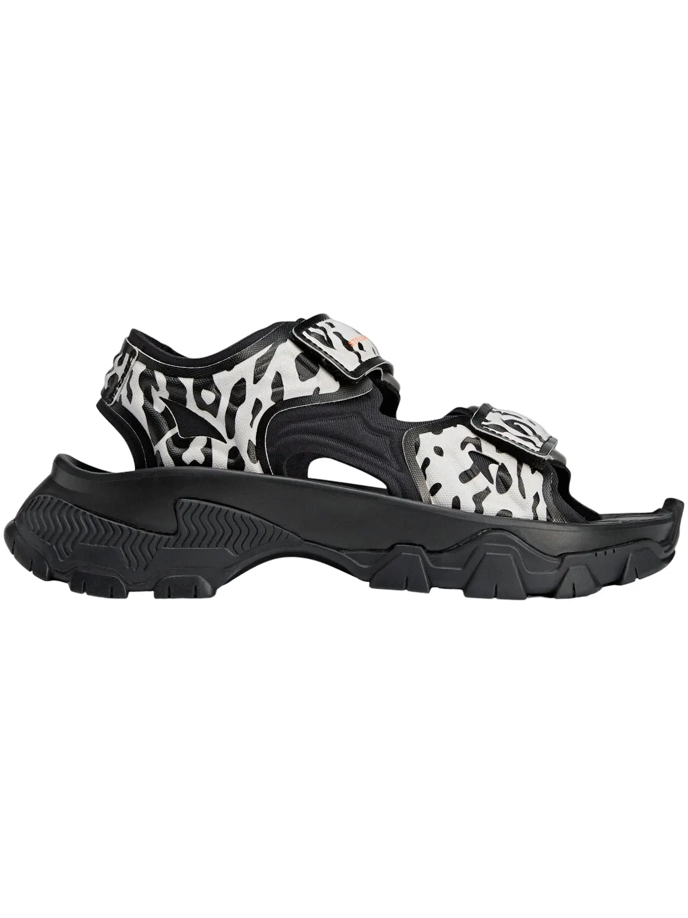 Женские сандалии с ремешками Adidas Hika Outdoor Sandals by Stella McCartney — изображение 1 из 1, белый черный черный