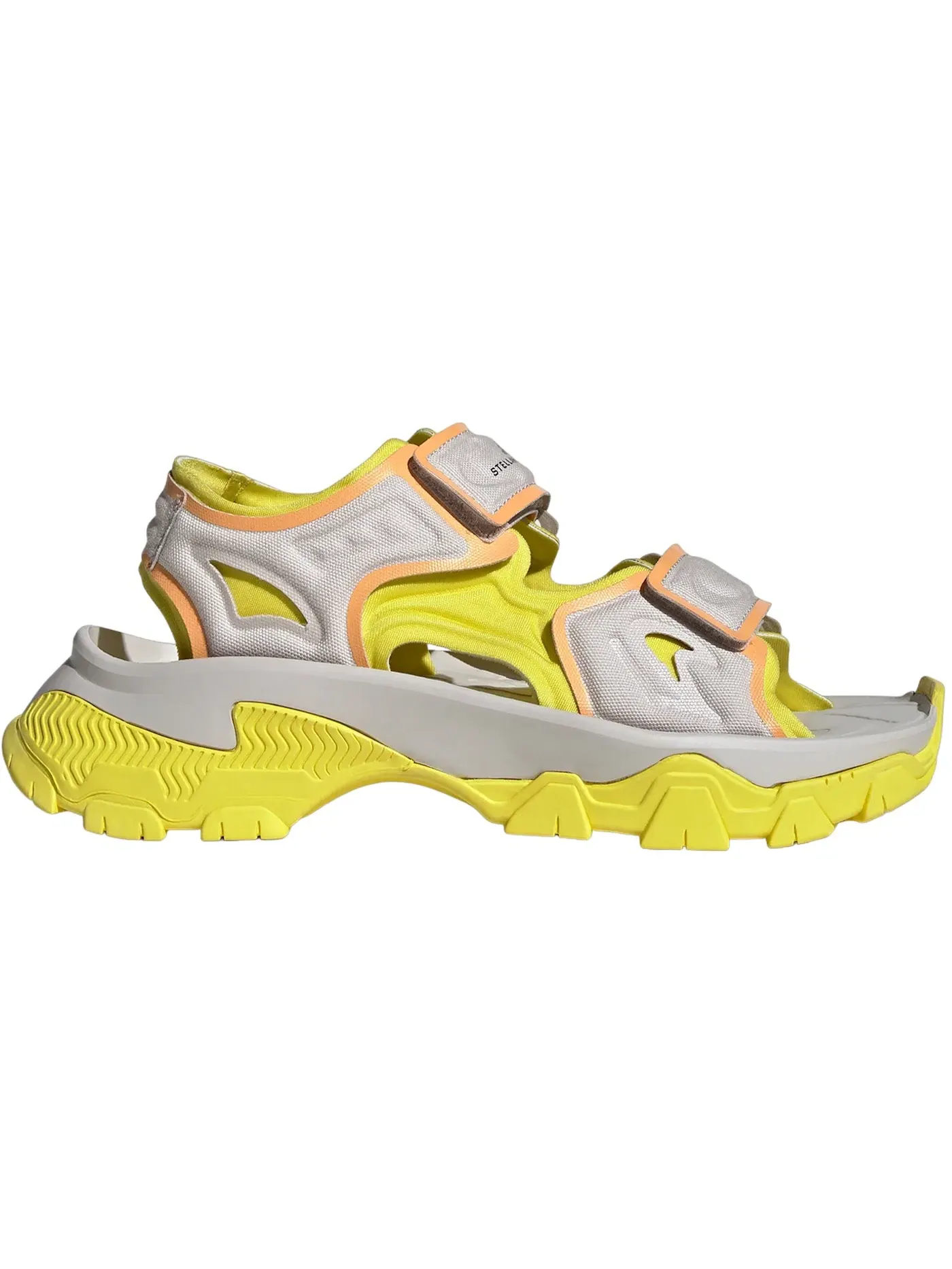 Женские сандалии с открытым носом Adidas Hika Outdoor Sandals — изображение 1 из 1, яркий желтый оранжевый