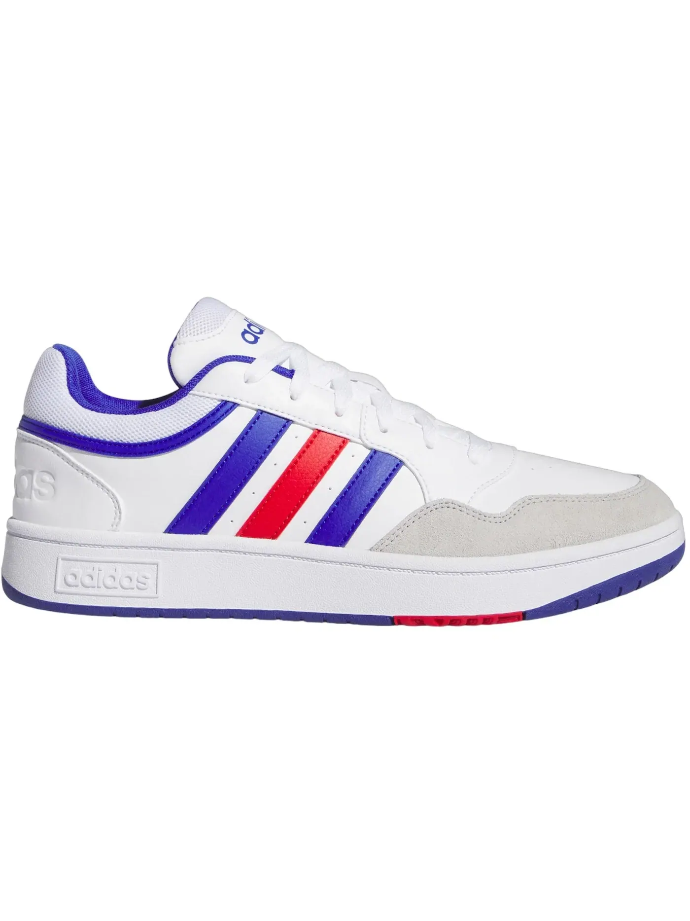 Мужские кроссовки Lifestyle Adidas Hoops 3.0 — изображение 1 из 1, белый синий