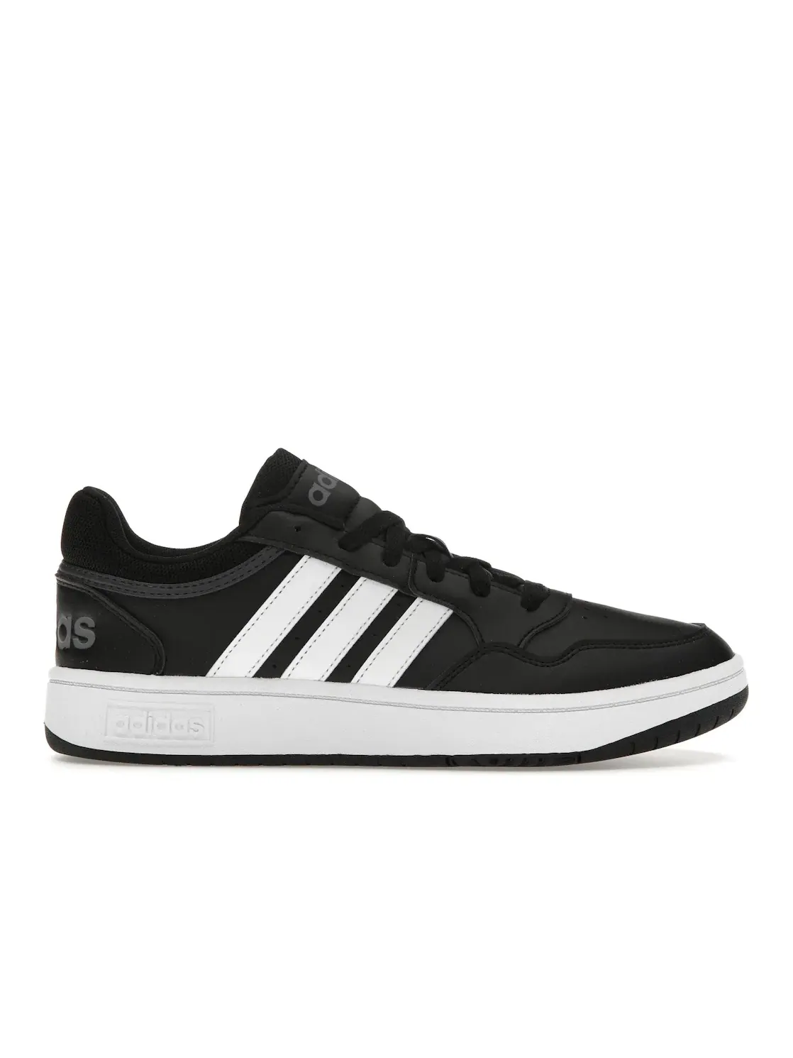 Мужские кроссовки для повседневной носки Adidas Hoops 3.0 Low — изображение 1 из 4, белый/черный