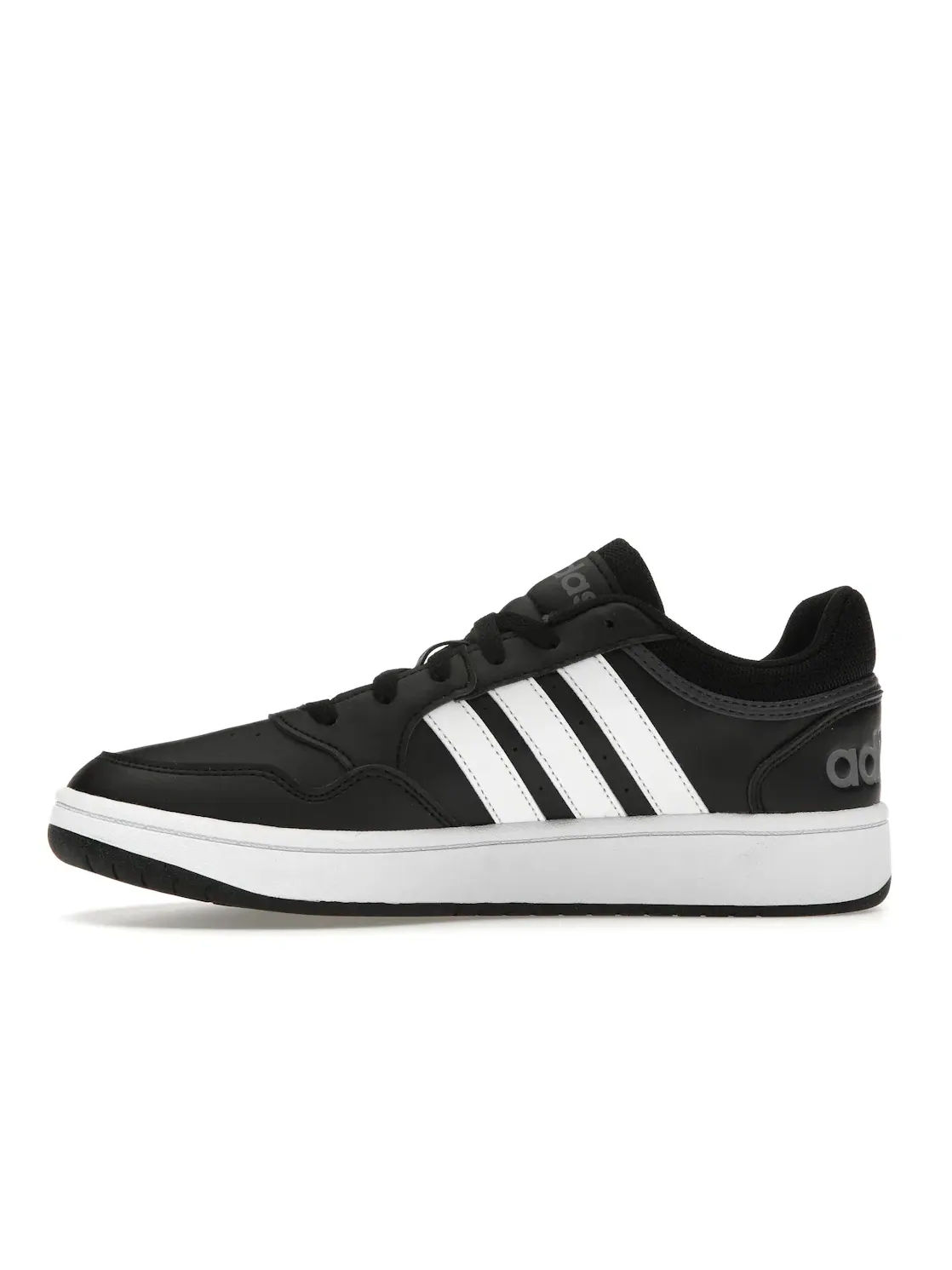 Мужские кроссовки для повседневной носки Adidas Hoops 3.0 Low — изображение 3 из 4, белый/черный