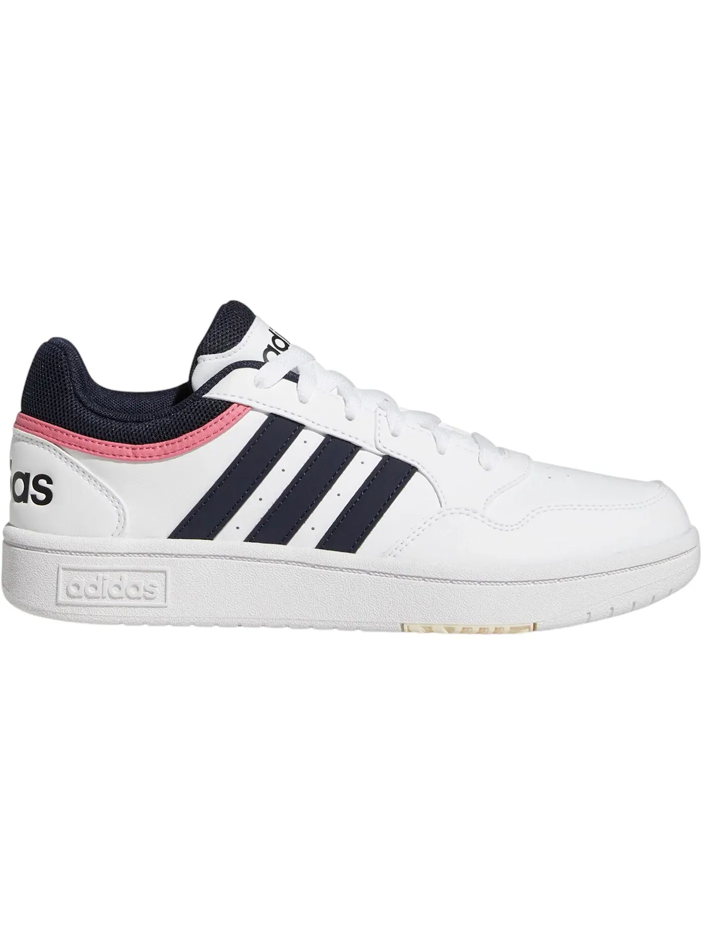 Мужские кроссовки Lifestyle Adidas Hoops 3.0 Low Classic — изображение 1 из 1, белый//белый