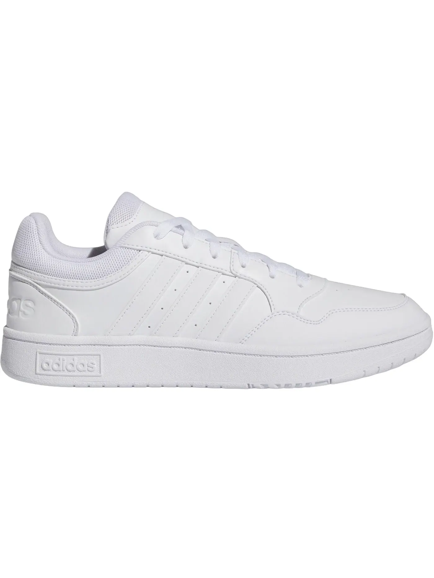 Мужские кроссовки для повседневной носки Adidas Hoops 3.0 Low Classic Vintage — изображение 1 из 1, белый белый черный